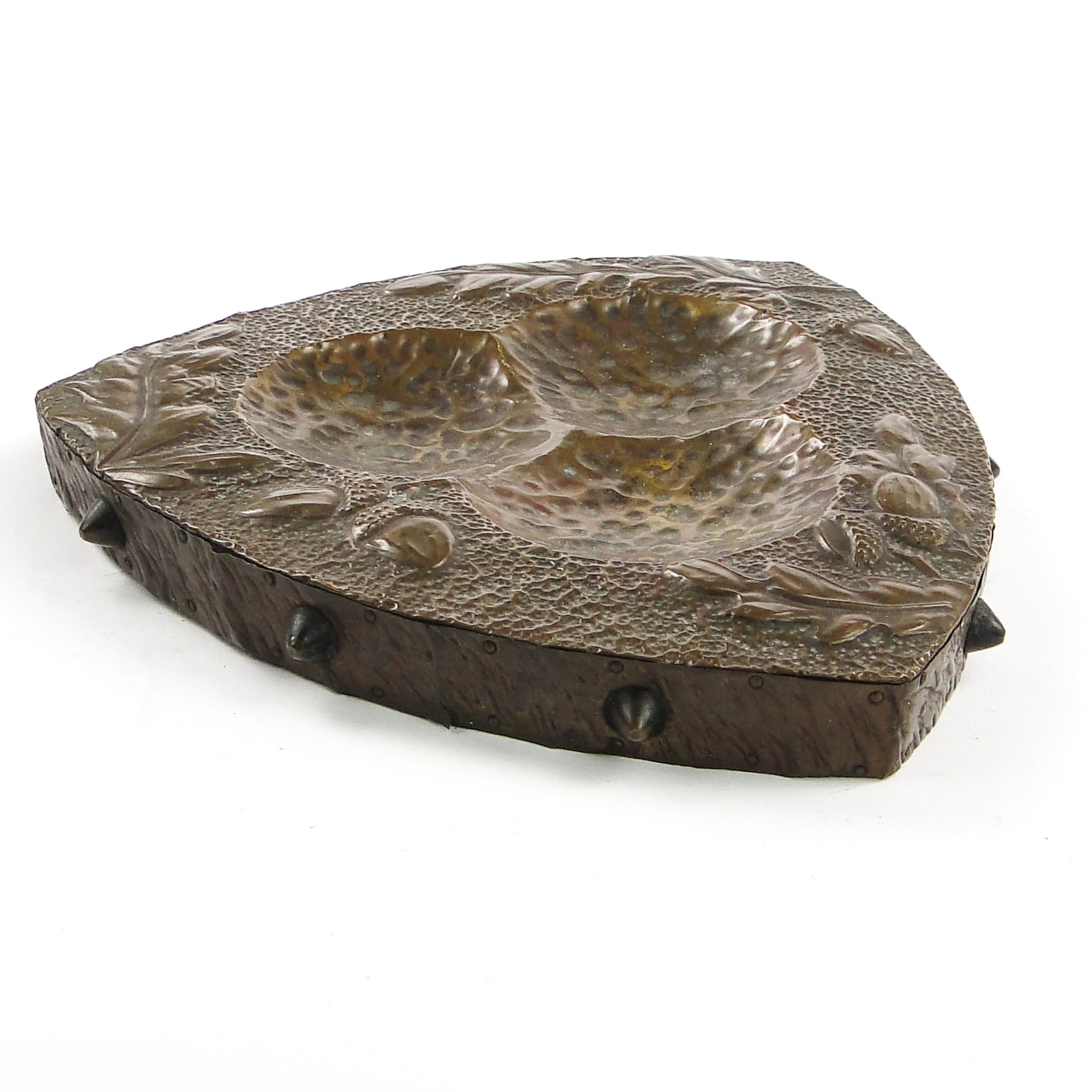Art Nouveau Desk Organizer, Hammered Copper, Germany, Early 20th c. - 105438