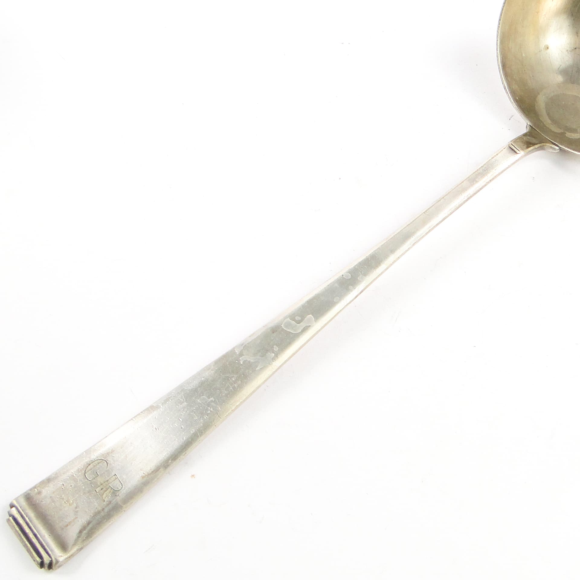 Art Nouveau soup ladle, silver-plated alpacca, Kummer, Poland, 1920s. - 105463