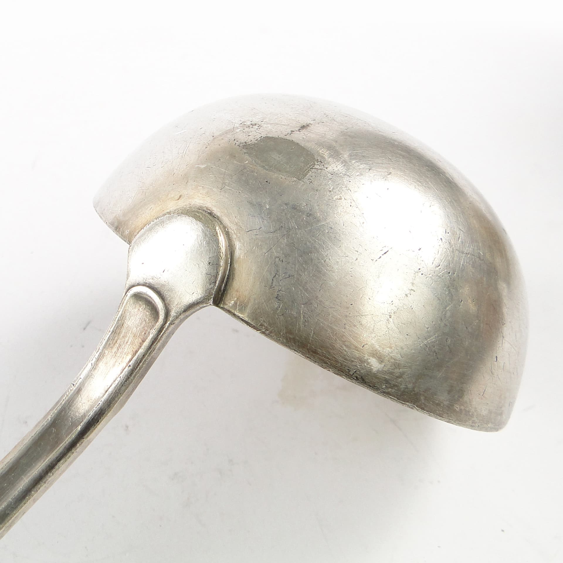 Art Nouveau soup ladle, silver-plated alpacca, Kummer, Poland, 1920s. - 105464