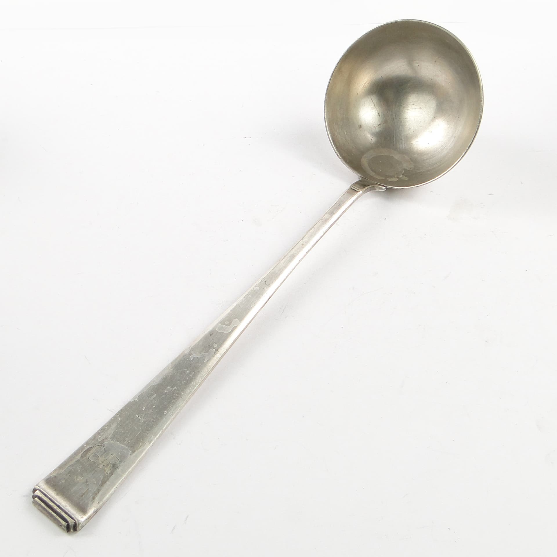 Art Nouveau soup ladle, silver-plated alpacca, Kummer, Poland, 1920s. - 105456