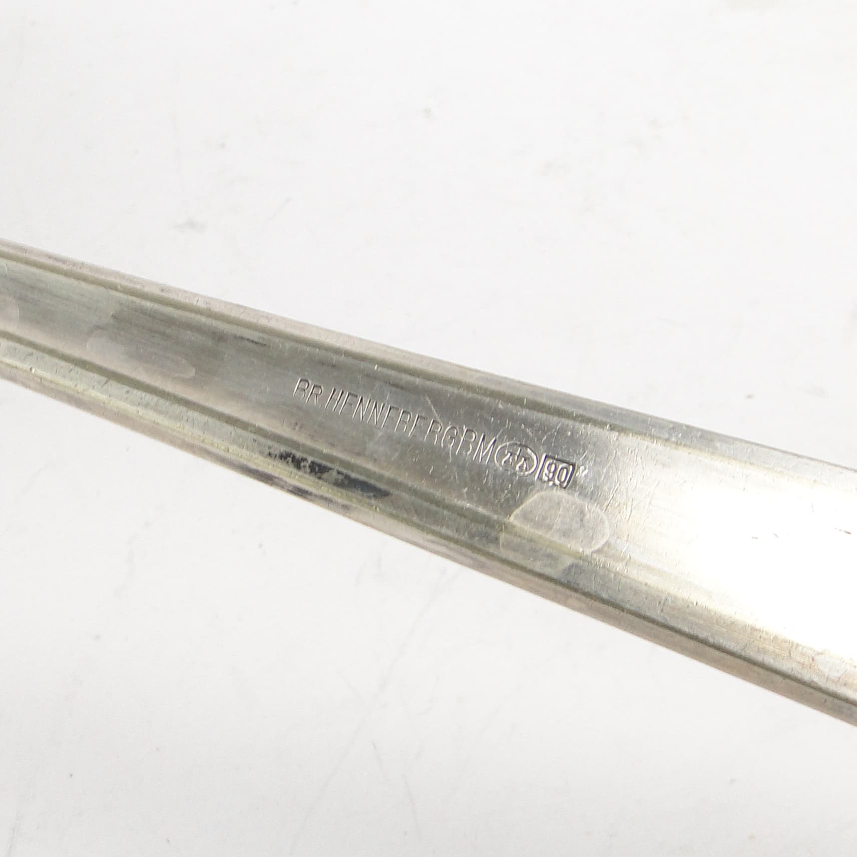 Art Nouveau soup ladle, silver-plated alpacca, Kummer, Poland, 1920s. - 105458