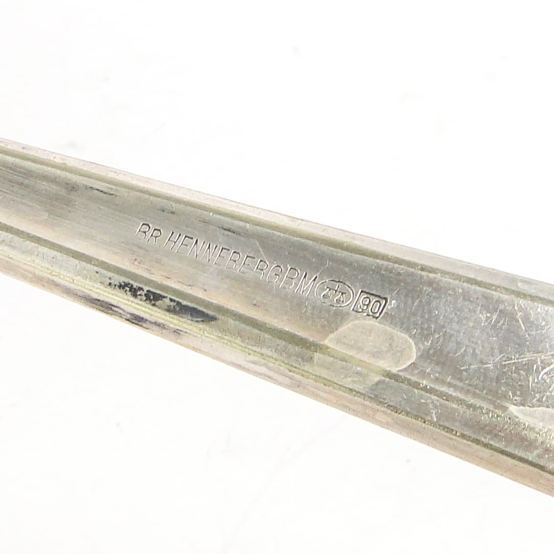 Art Nouveau soup ladle, silver-plated alpacca, Kummer, Poland, 1920s. - 105459