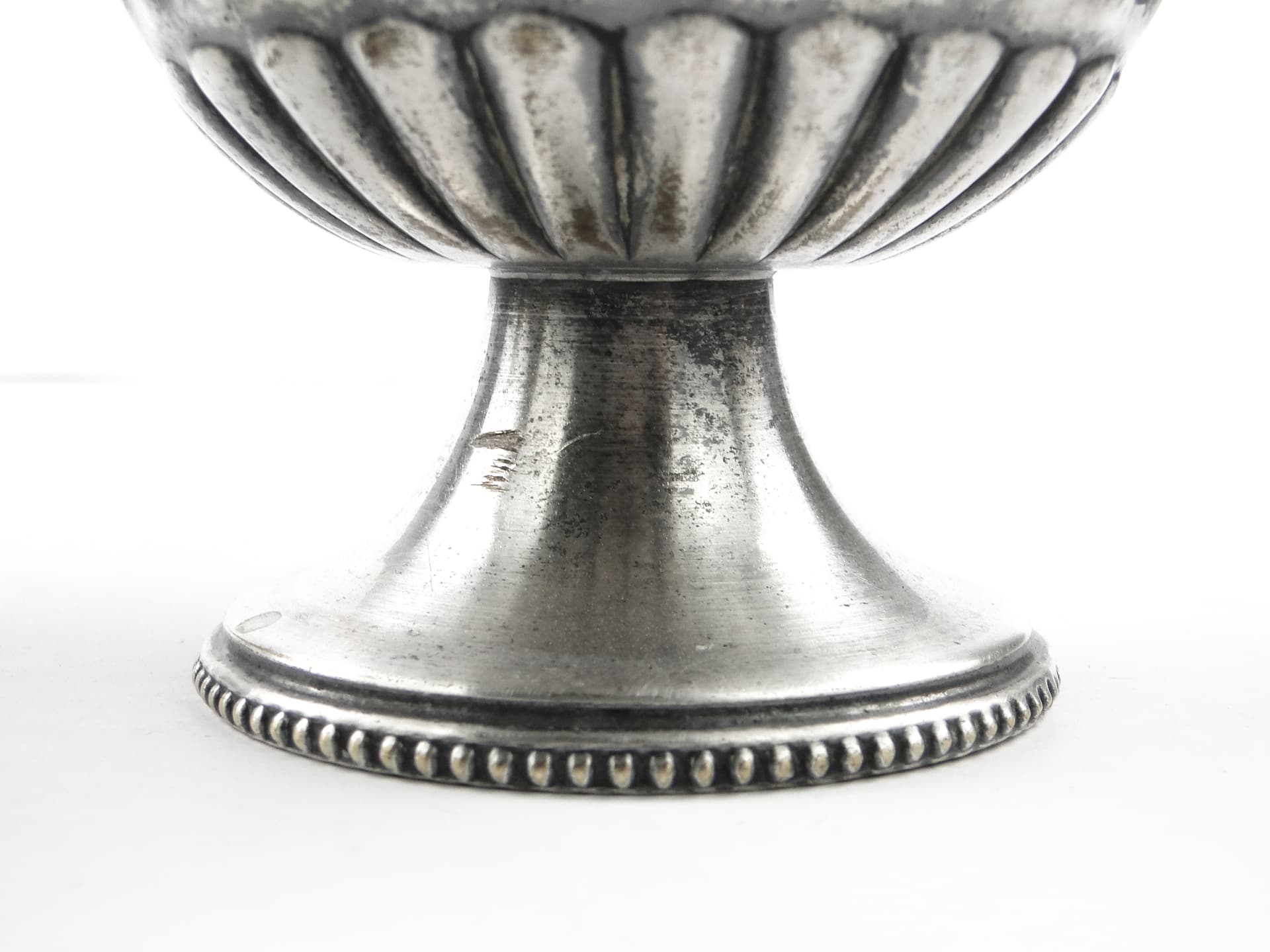 Art Nouveau sugar bowl, pewter or silver-plated metal, Sweden, early 20th c. - 105505