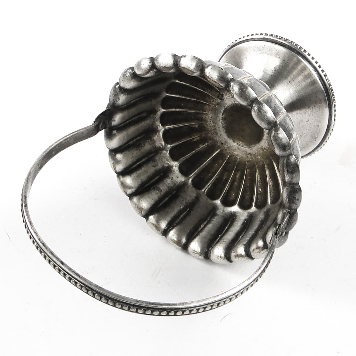 Art Nouveau sugar bowl, pewter or silver-plated metal, Sweden, early 20th c. - 105498