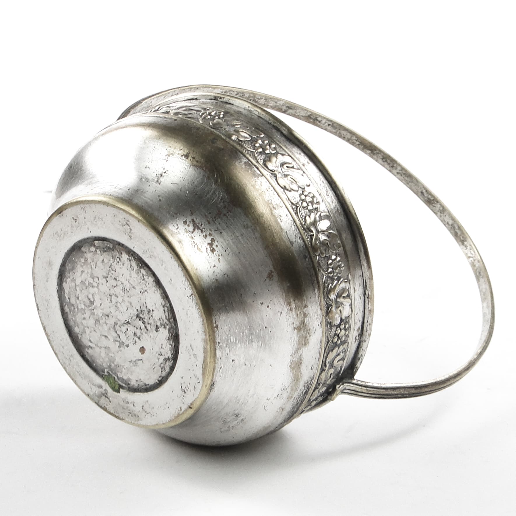 Art Nouveau sugar bowl, silver-plated metal, Sweden, early 20th c. - 105523