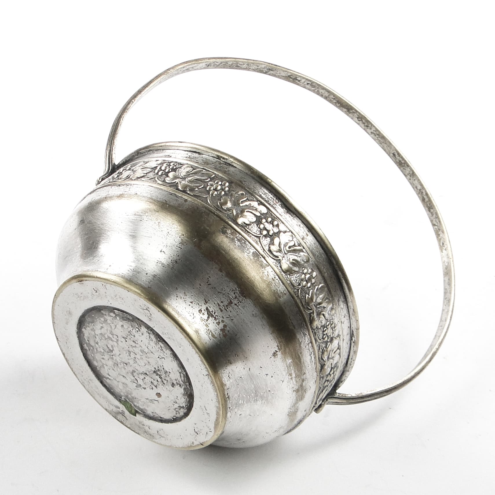 Art Nouveau sugar bowl, silver-plated metal, Sweden, early 20th c. - 105522