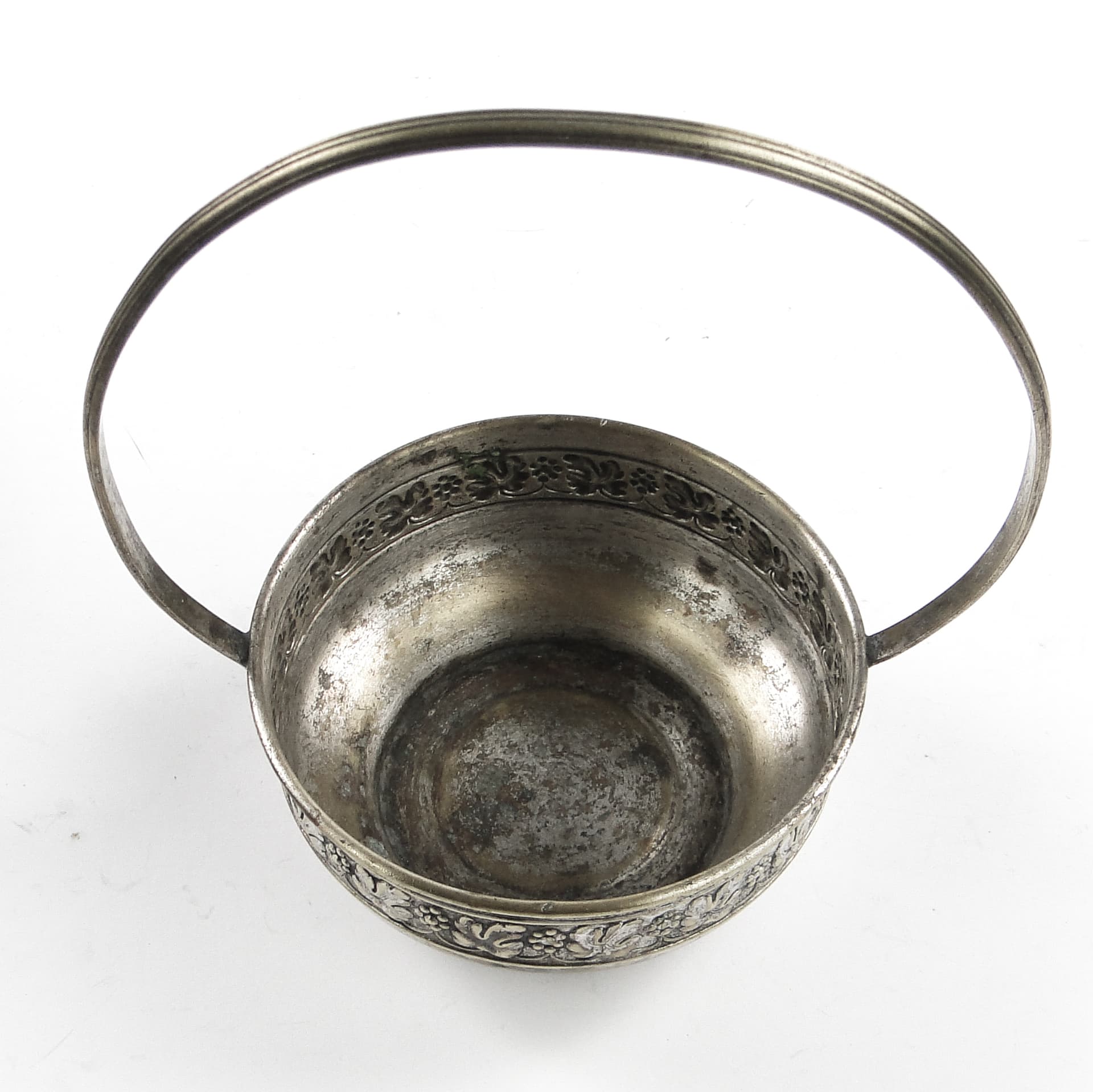 Art Nouveau sugar bowl, silver-plated metal, Sweden, early 20th c. - 105521