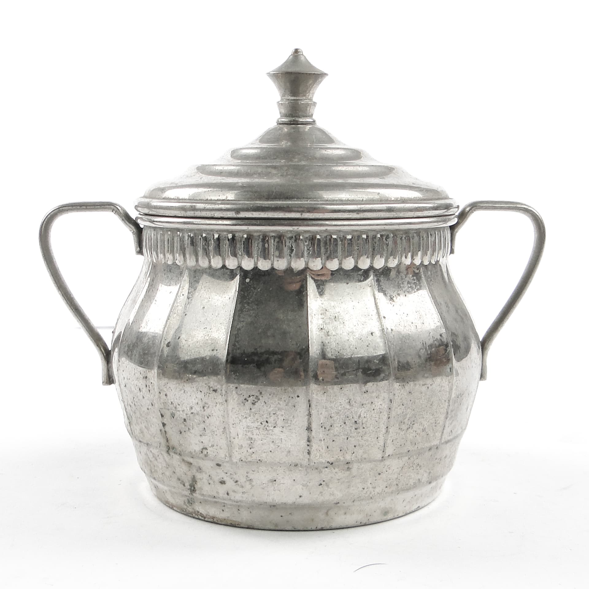 Art Nouveau sugar bowl, silver-plated brass, Berndorf, Germany, early 20th c. - 105533
