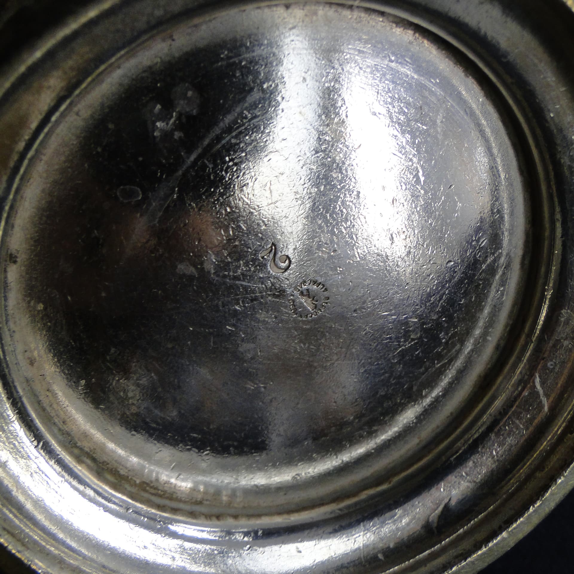 Art Nouveau sugar bowl, silver-plated brass, Germany, early 20th c. - 105563