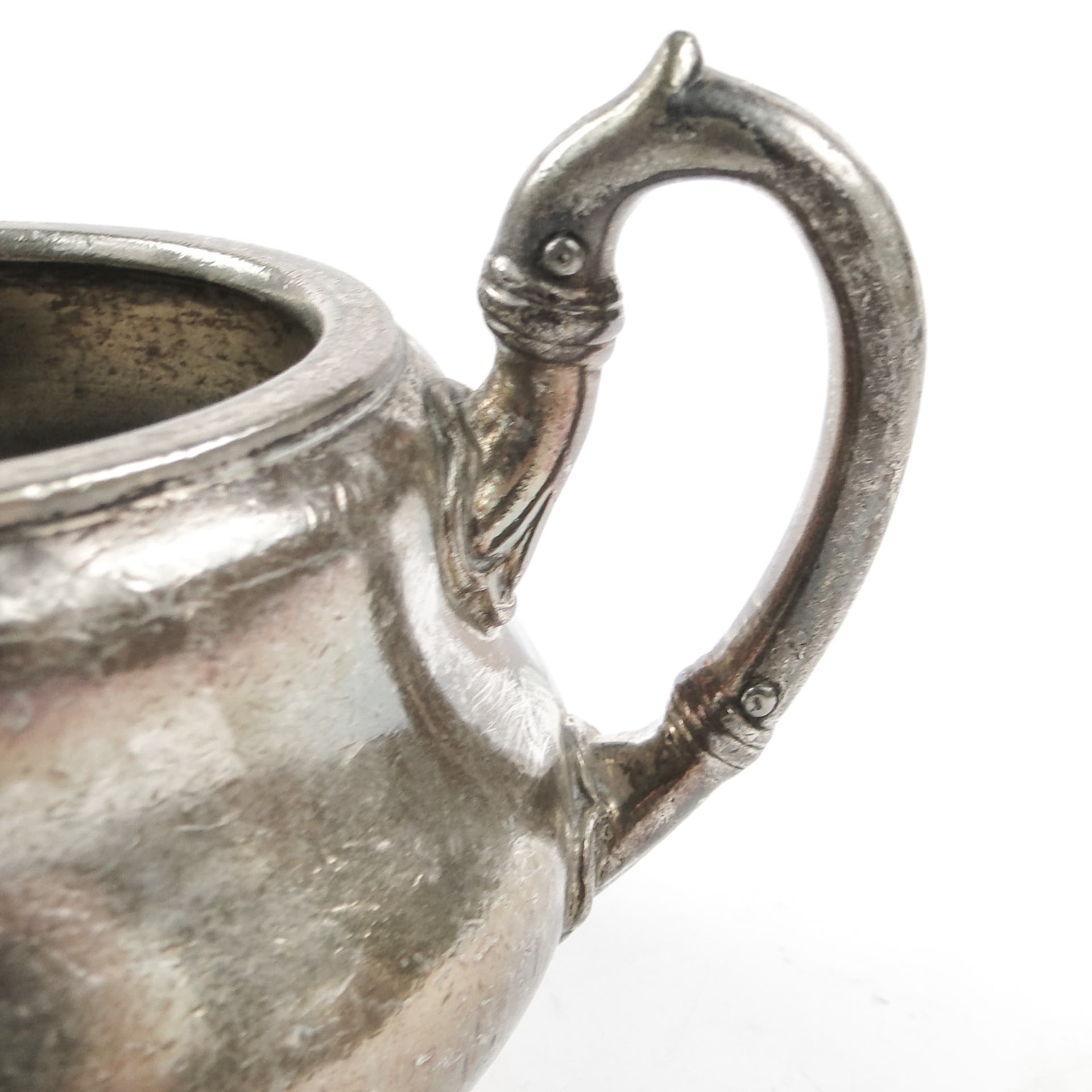 Art Nouveau sugar bowl, silver-plated brass, Germany, early 20th c. - 105557