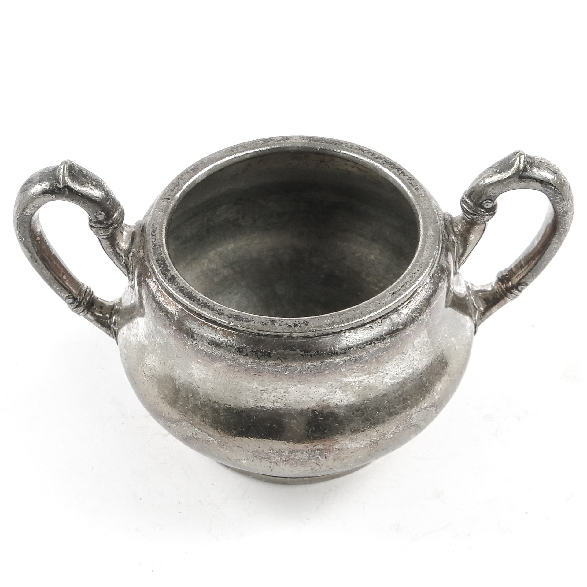 Art Nouveau sugar bowl, silver-plated brass, Germany, early 20th c. - 105562