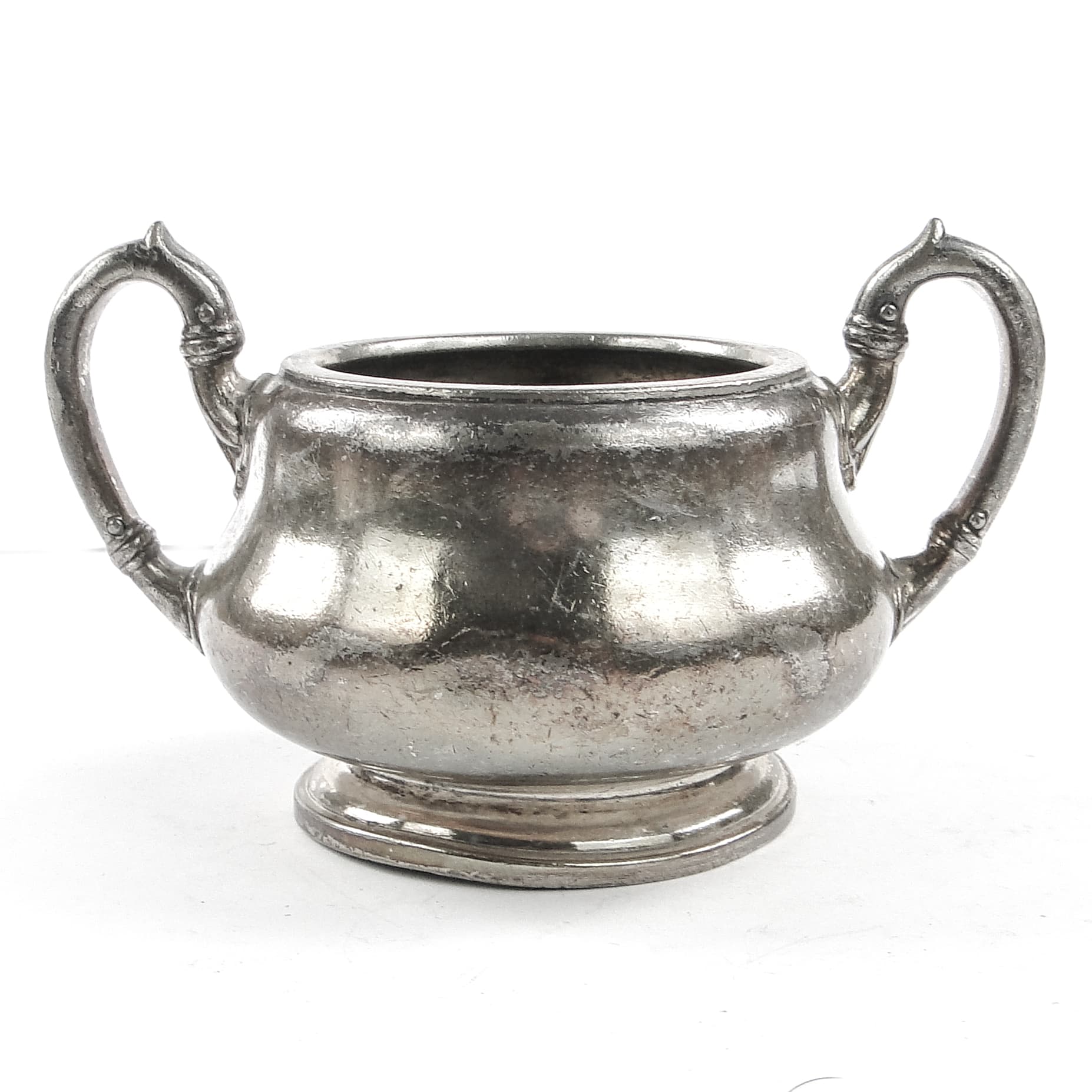 Art Nouveau sugar bowl, silver-plated brass, Germany, early 20th c. - 105560
