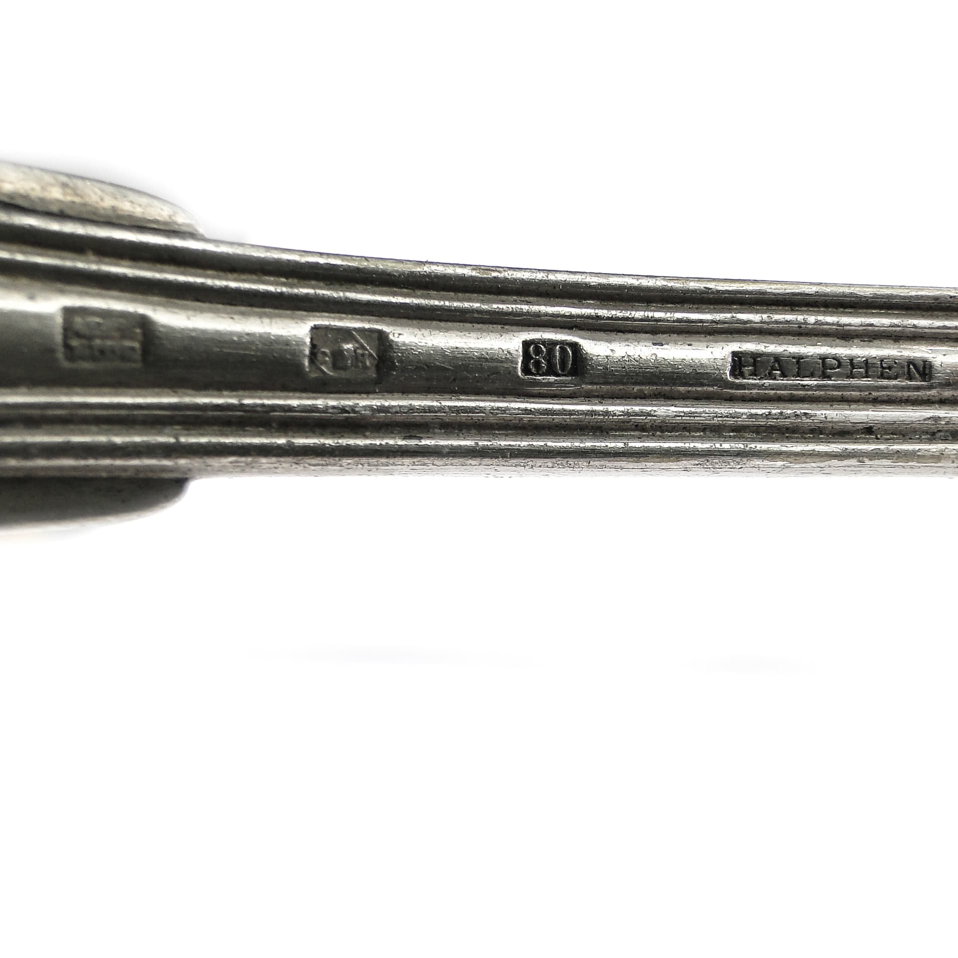 Art Deco cake server, silver-plated alpaca, Halphen, France, 1920s. - 105598