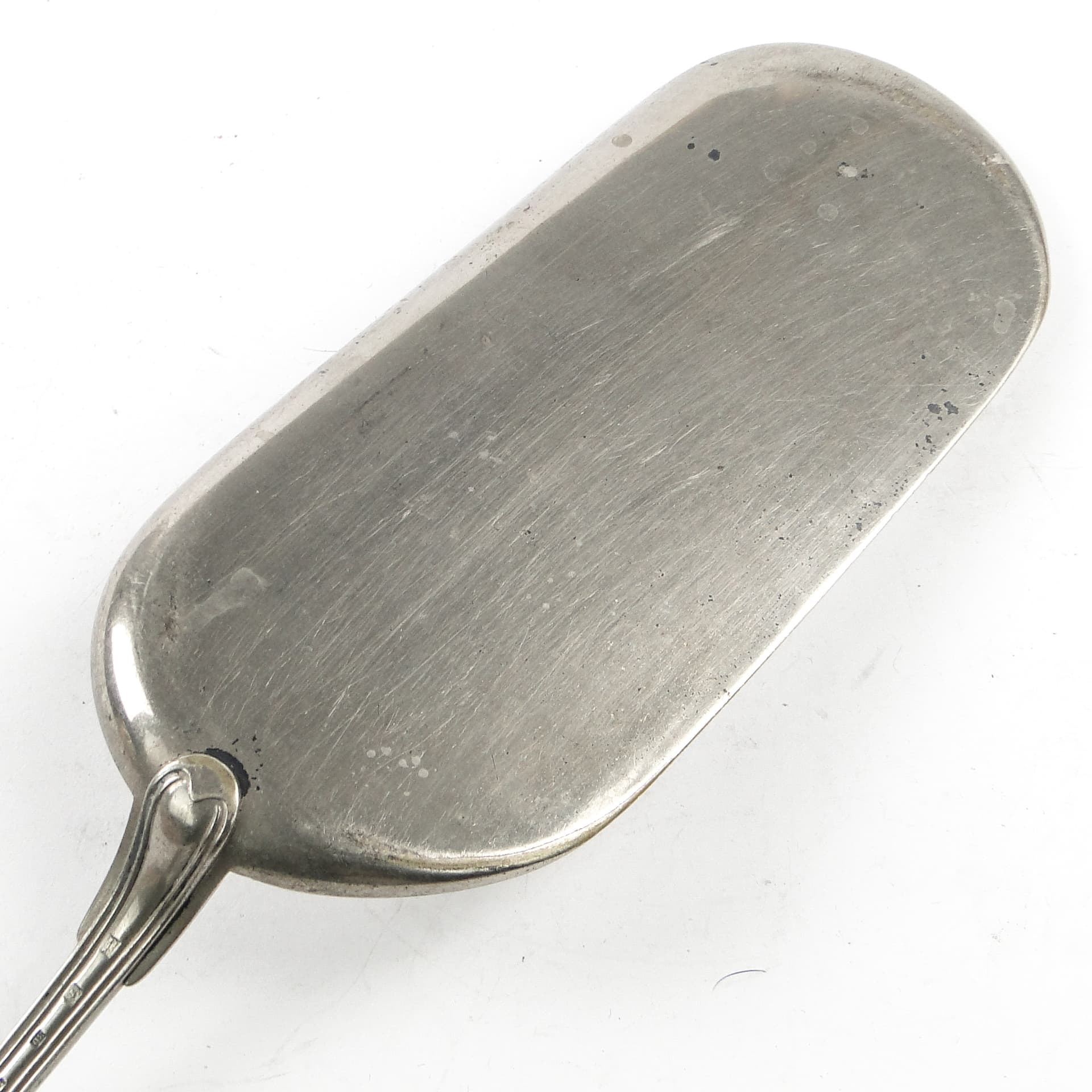 Art Deco cake server, silver-plated alpaca, Halphen, France, 1920s. - 105602