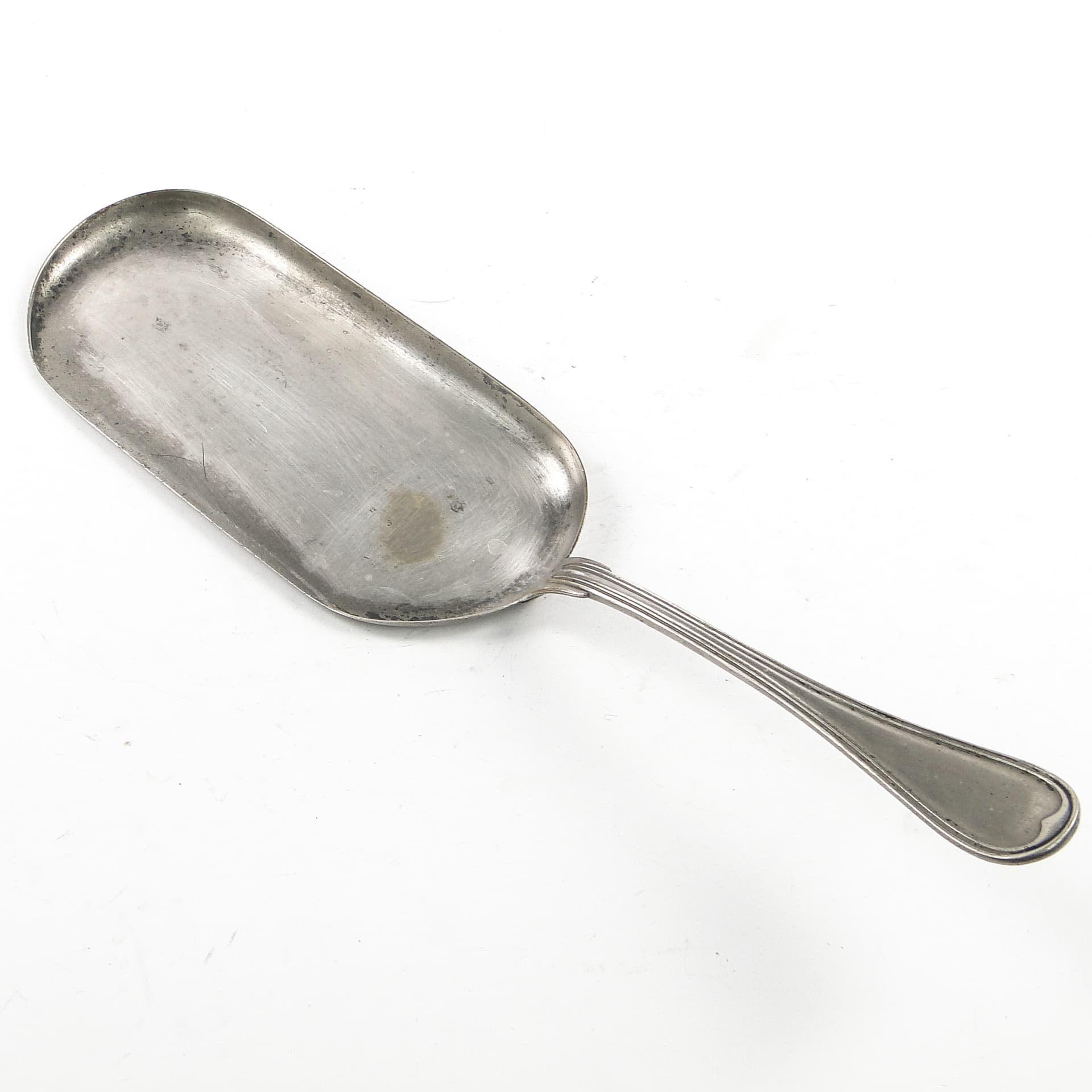 Art Deco cake server, silver-plated alpaca, Halphen, France, 1920s. - 105593