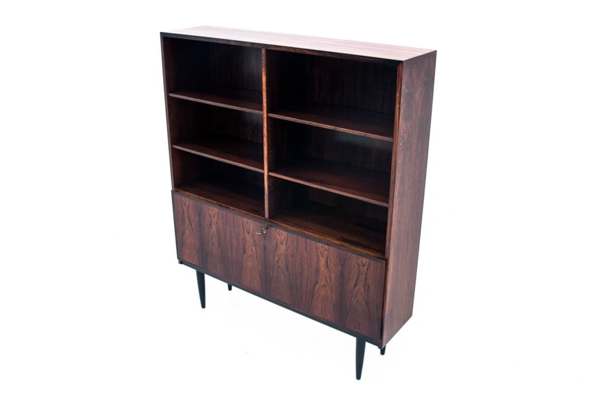 Rosewood Bookshelf, by O. Jun, Denmark, 1960s - 58806