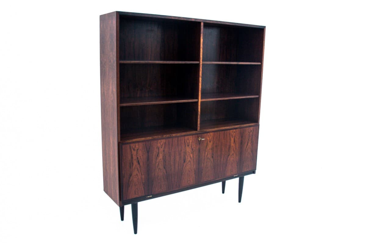 Rosewood Bookshelf, by O. Jun, Denmark, 1960s - 58805