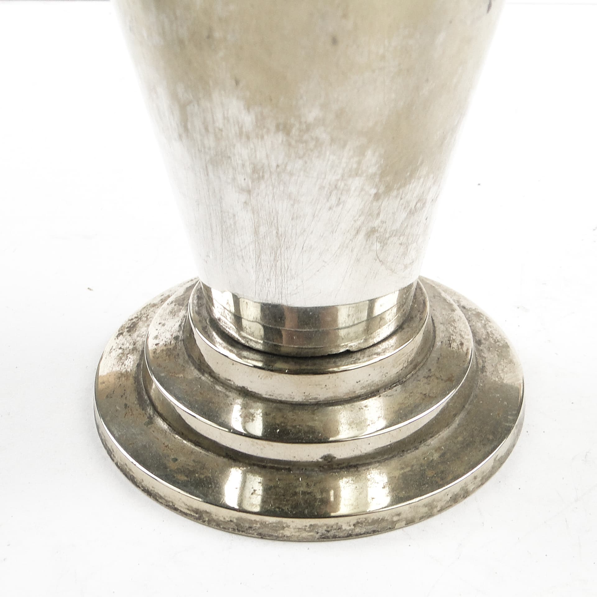 Art Deco napkin holder, silver-plated alpacca, Sweden, 1950s. - 105669