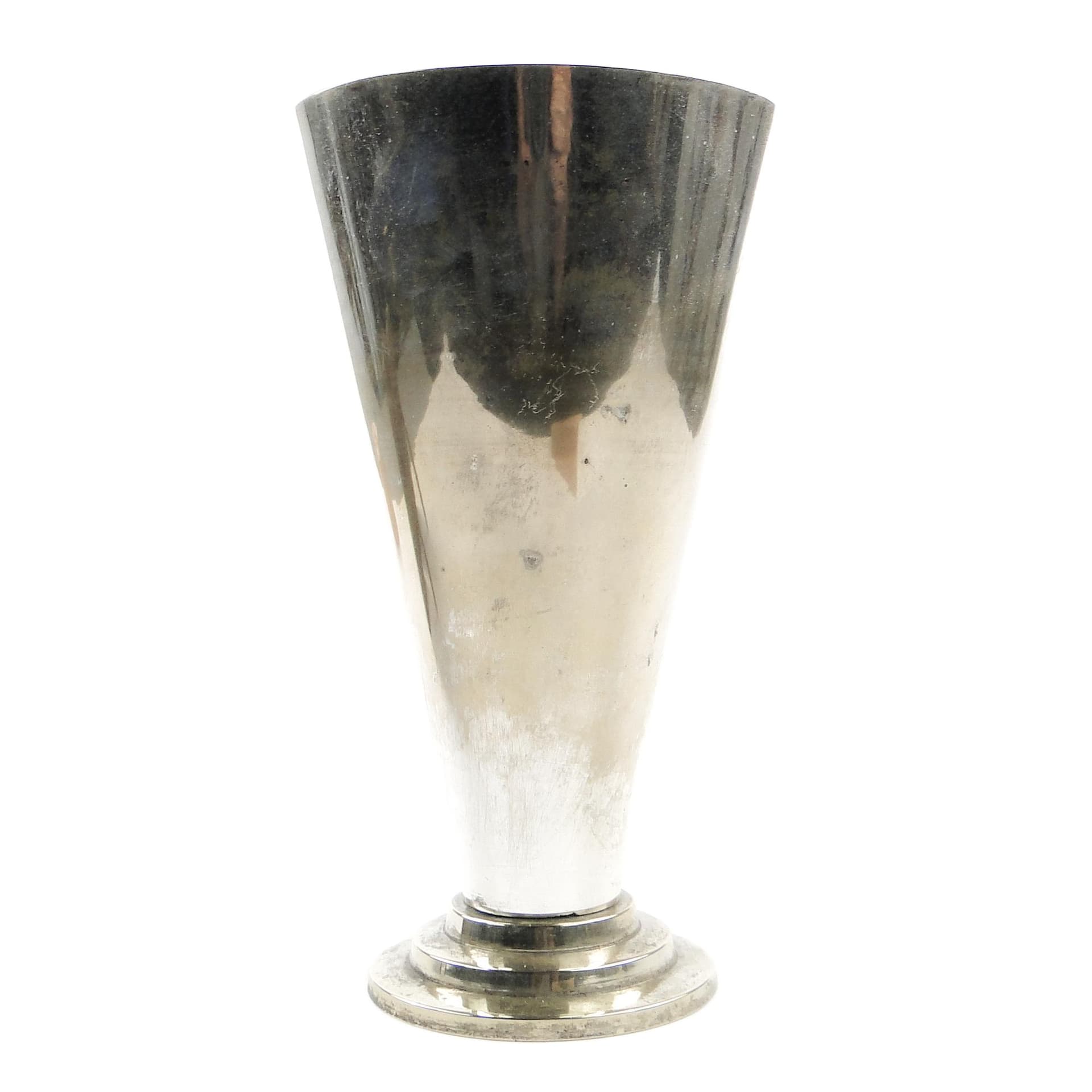 Art Deco napkin holder, silver-plated alpacca, Sweden, 1950s.