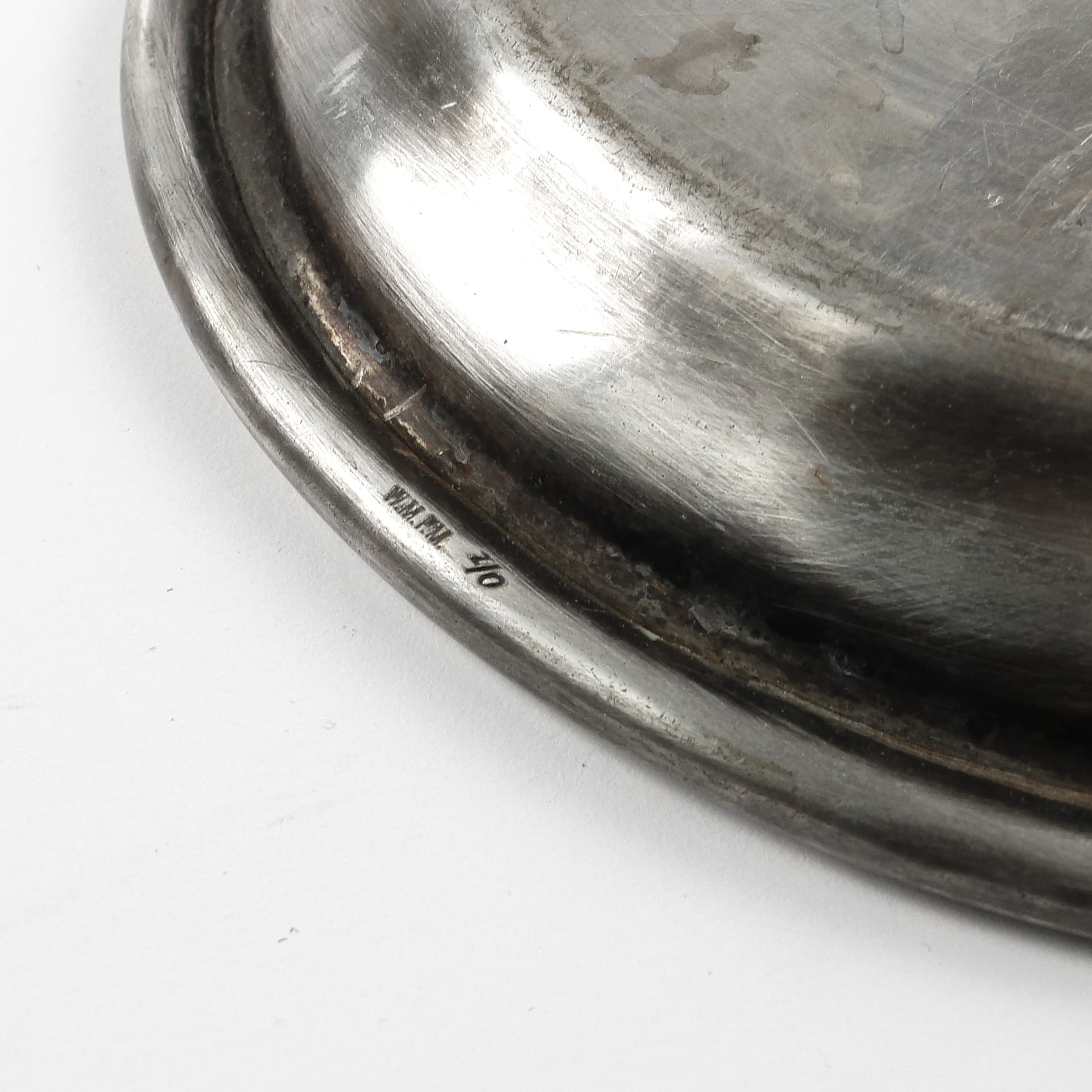 Eclectic glass tray, silver-plated brass, WMF, Germany, 19th c. - 105745