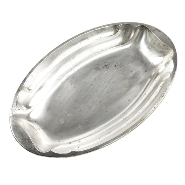 Art Deco platter, silver-plated brass, WMF, Germany, 1930s. - DIMENSION