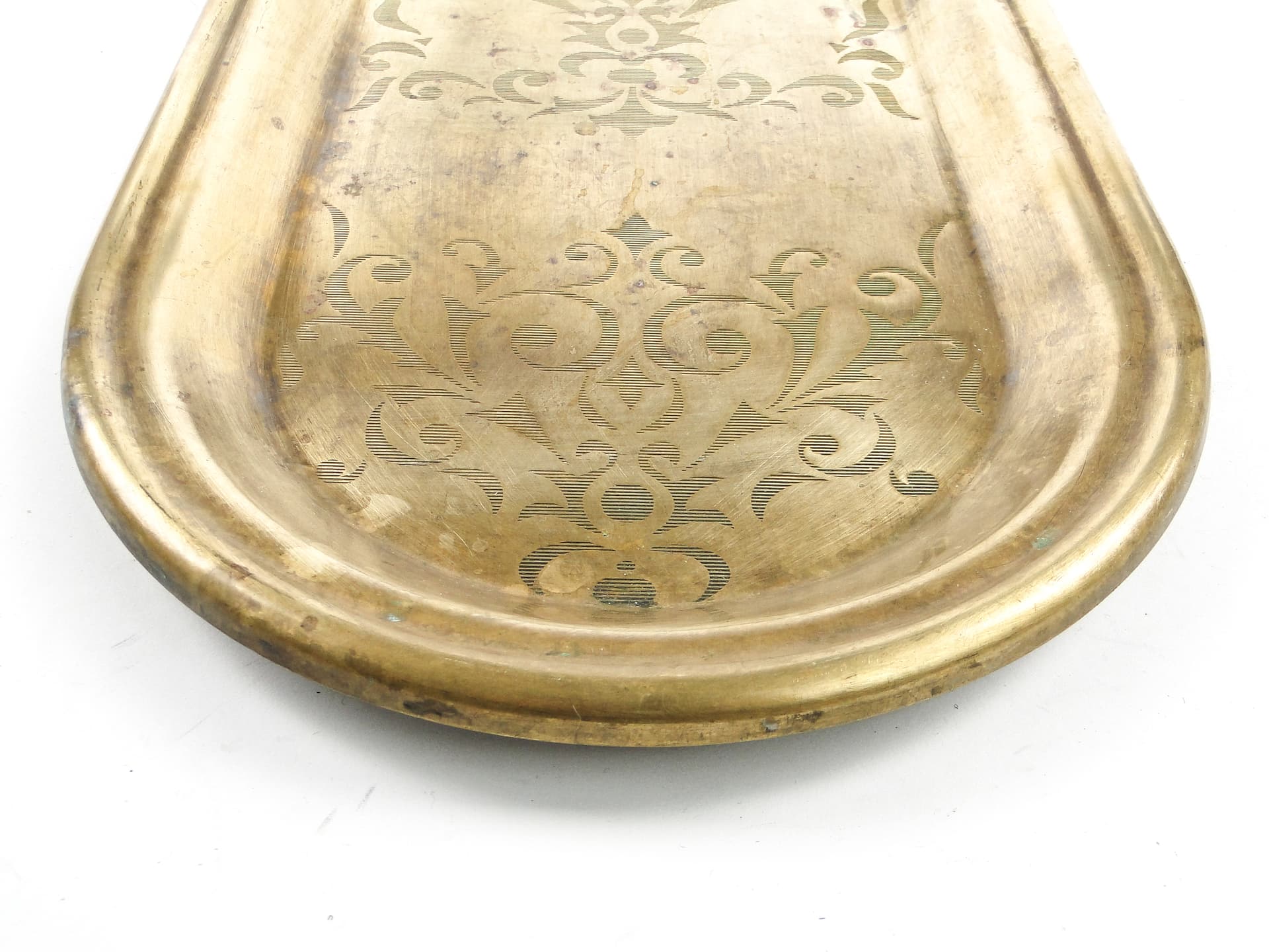 Eclectic samovar tray, brass, Poland, 19th c. - 105757