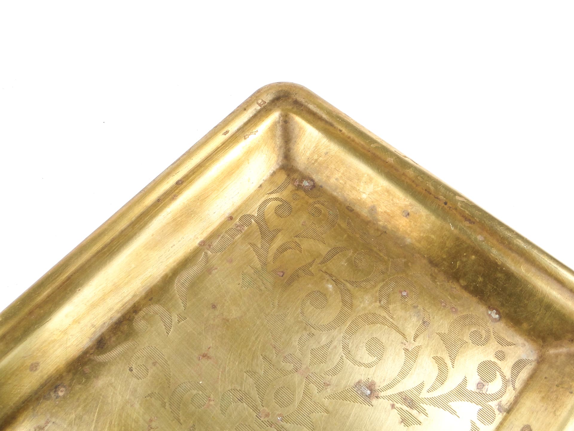 Eclectic samovar tray, brass, Poland, 19th c. - 105765