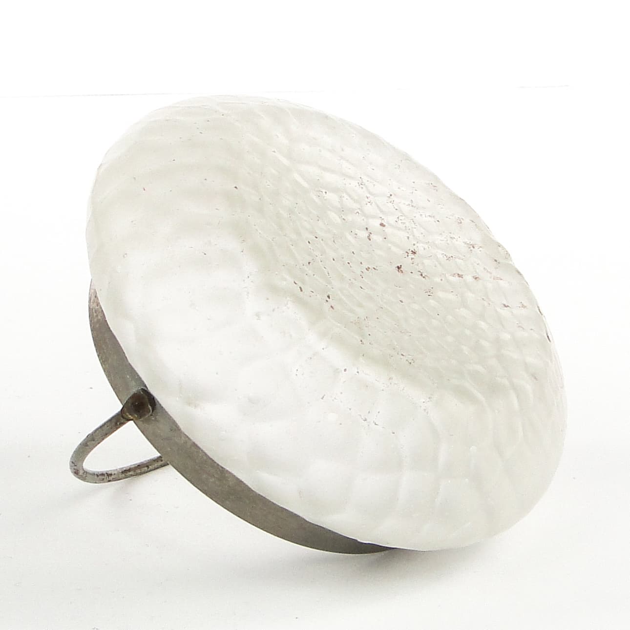 Art Nouveau basket-form sugar bowl, glass, Germany, early 20th c. - 105905