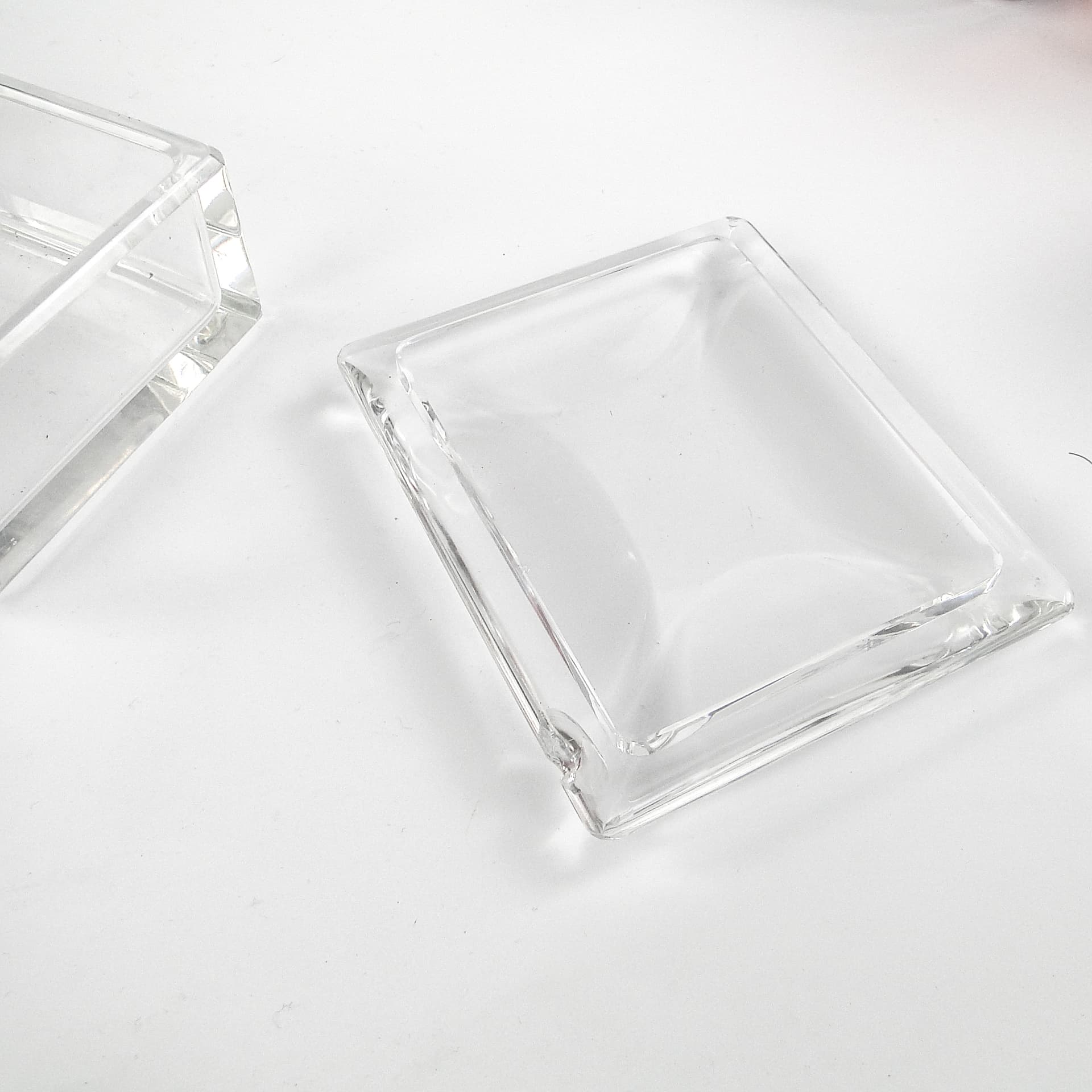 Art Deco Bonbonniere, crystal, Moser, Czechoslovakia, 1930s. - 105942