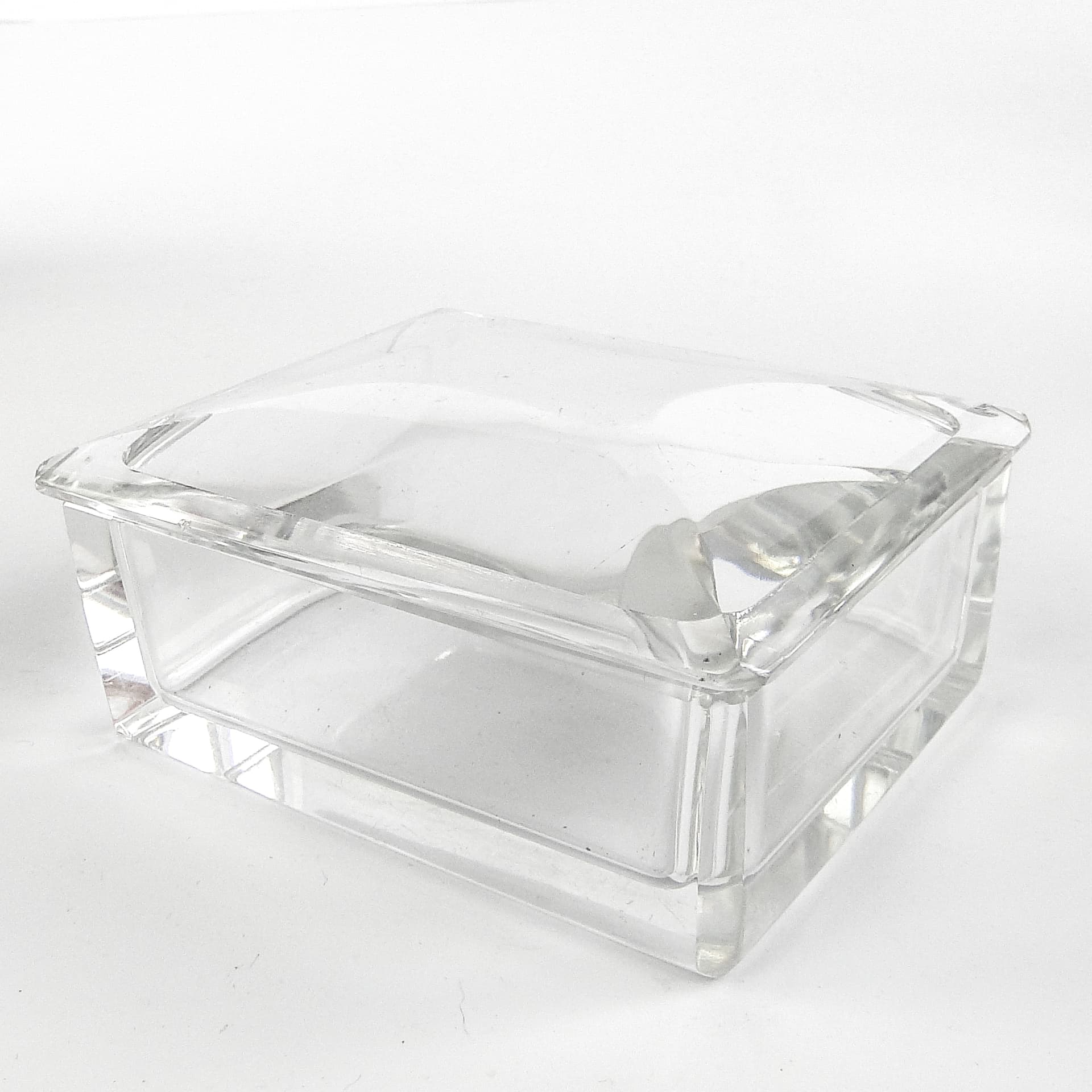 Art Deco Bonbonniere, crystal, Moser, Czechoslovakia, 1930s. - 105935