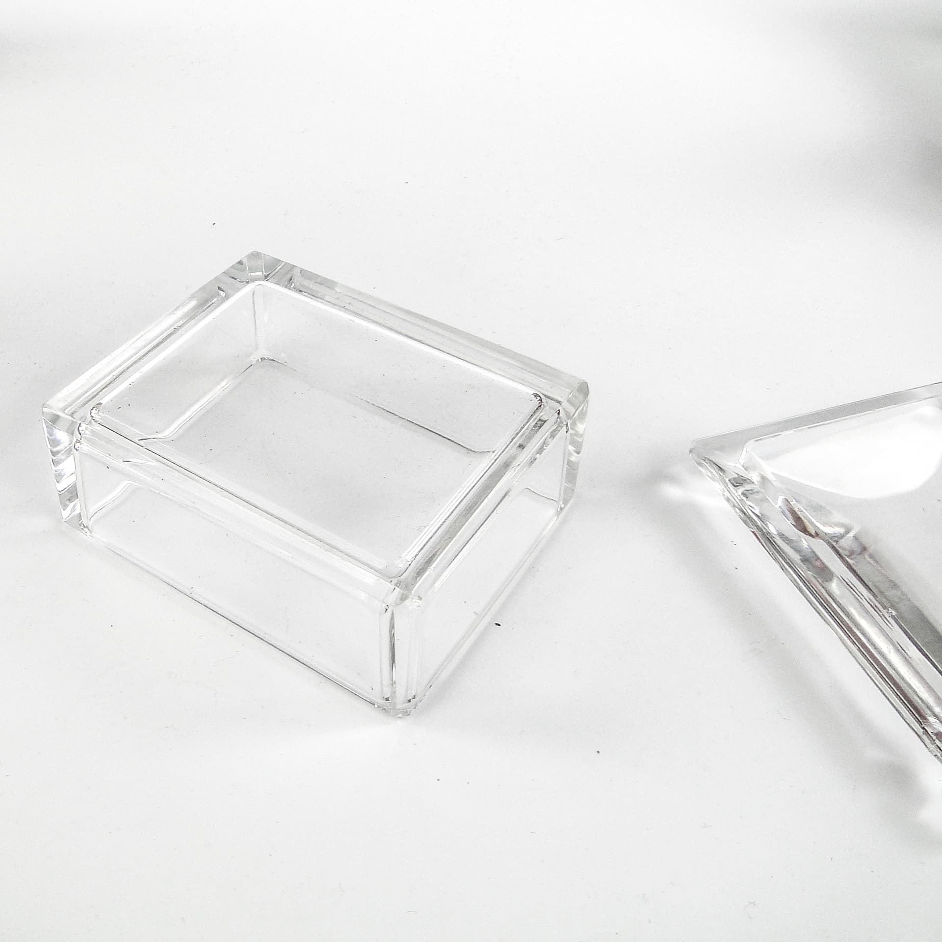 Art Deco Bonbonniere, crystal, Moser, Czechoslovakia, 1930s. - 105943