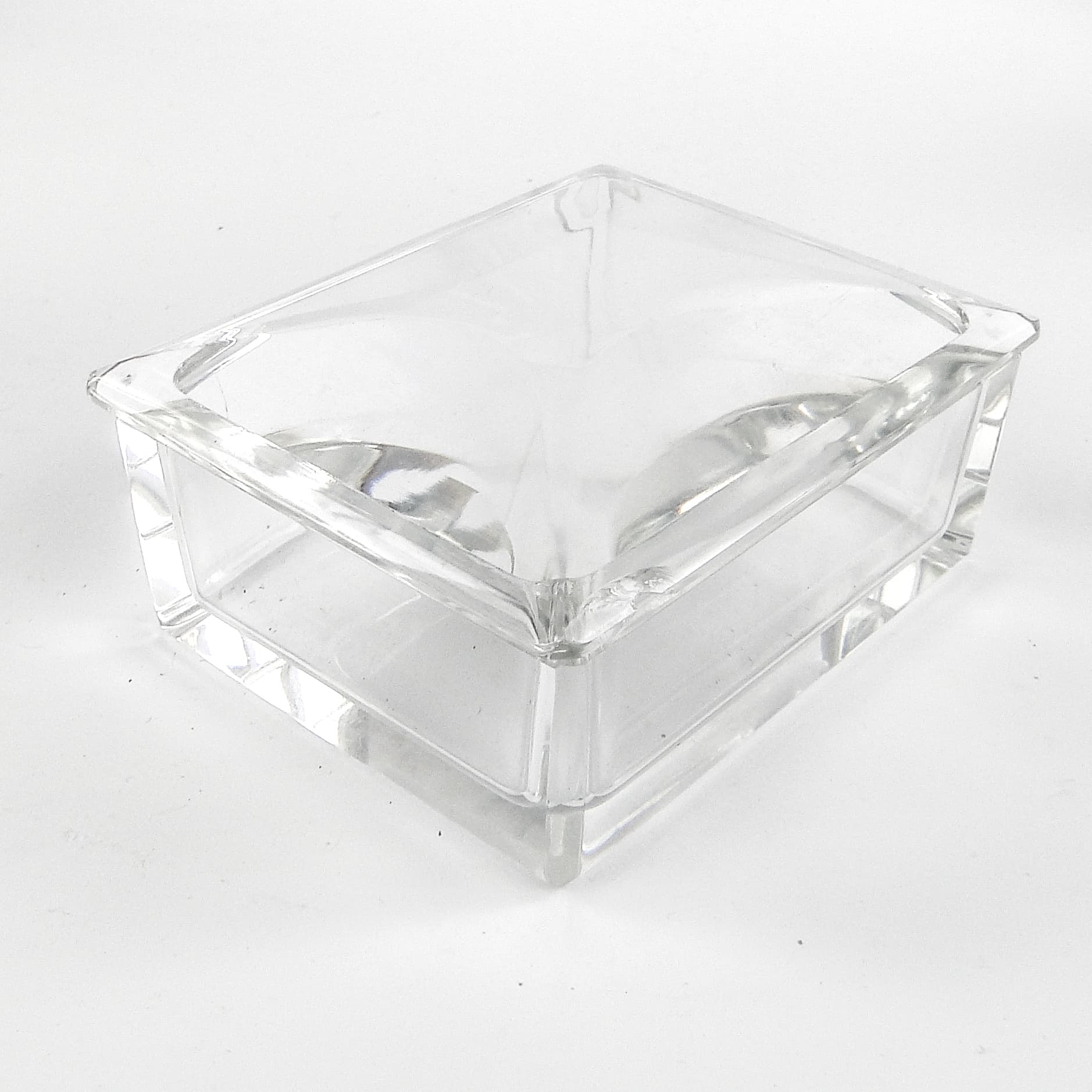 Art Deco Bonbonniere, crystal, Moser, Czechoslovakia, 1930s. - 105939