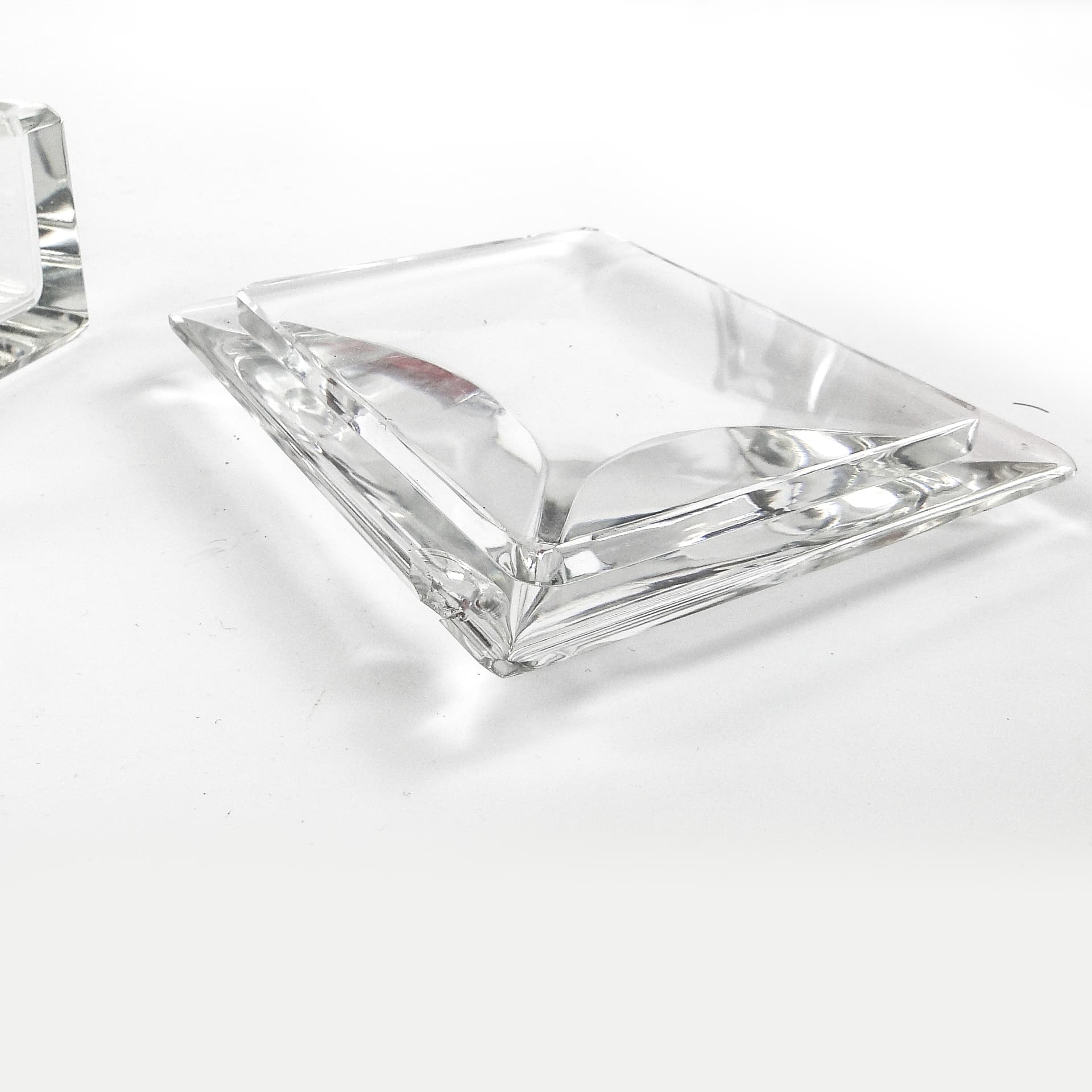 Art Deco Bonbonniere, crystal, Moser, Czechoslovakia, 1930s. - 105940