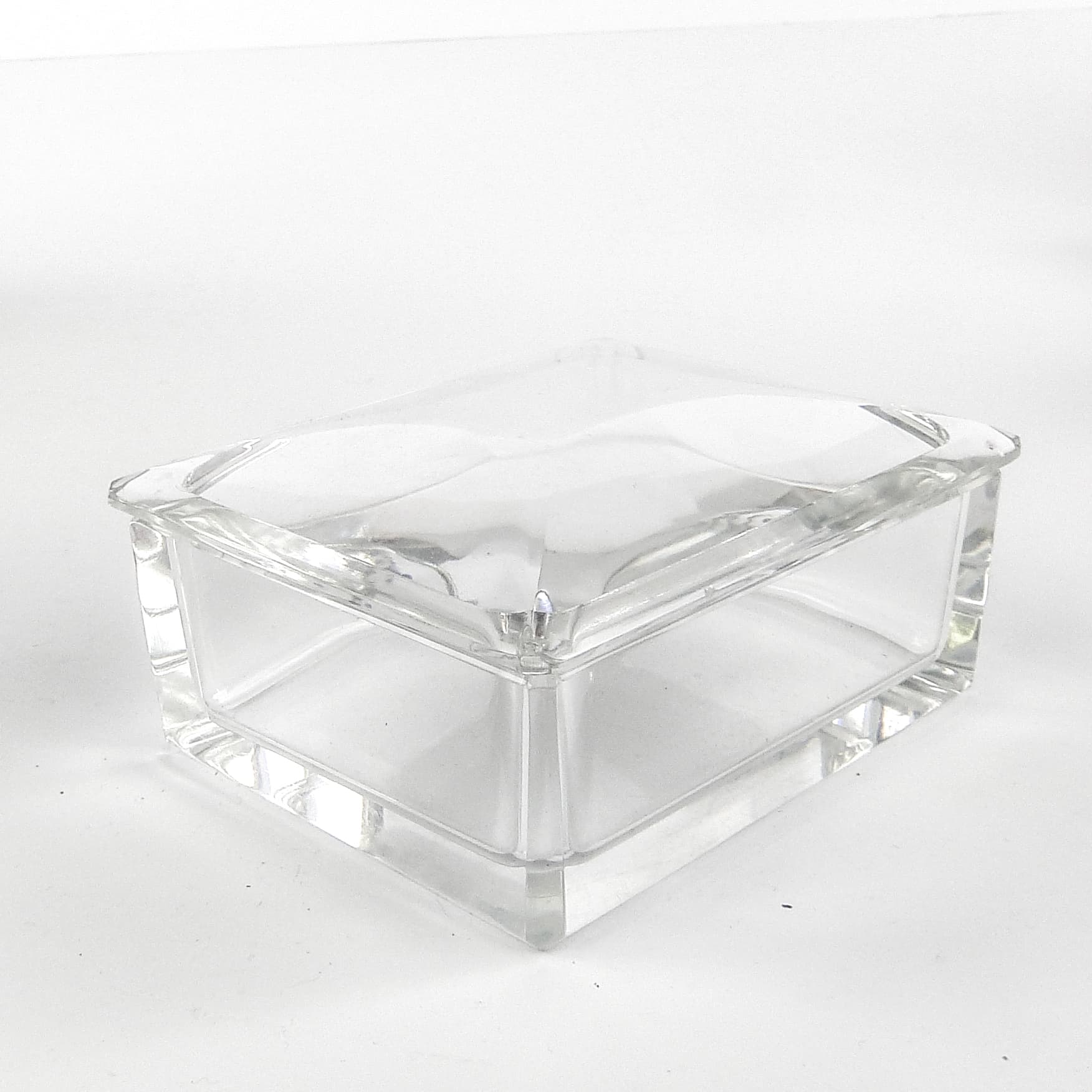 Art Deco Bonbonniere, crystal, Moser, Czechoslovakia, 1930s. - 105941