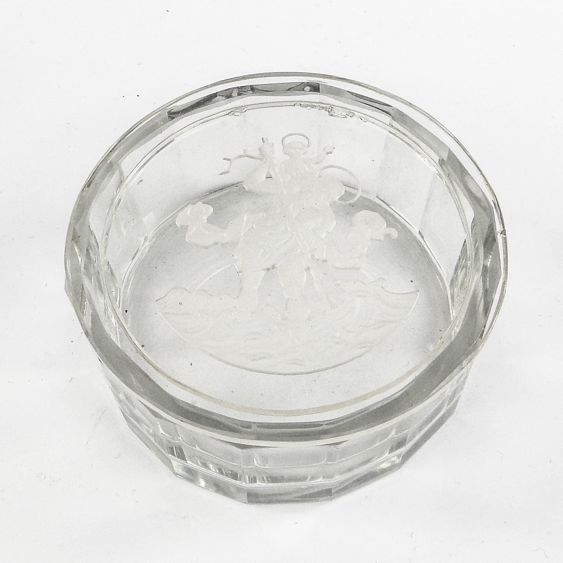 Art Deco bonbonniere, crystal, Czechoslovakia, 1930s. - 105953