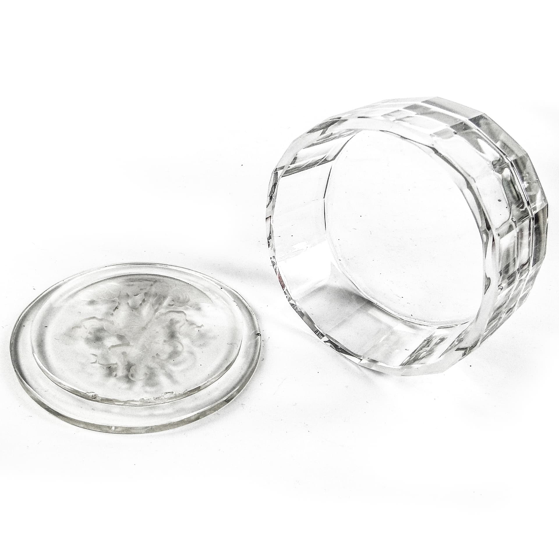 Art Deco bonbonniere, crystal, Czechoslovakia, 1930s. - 105960