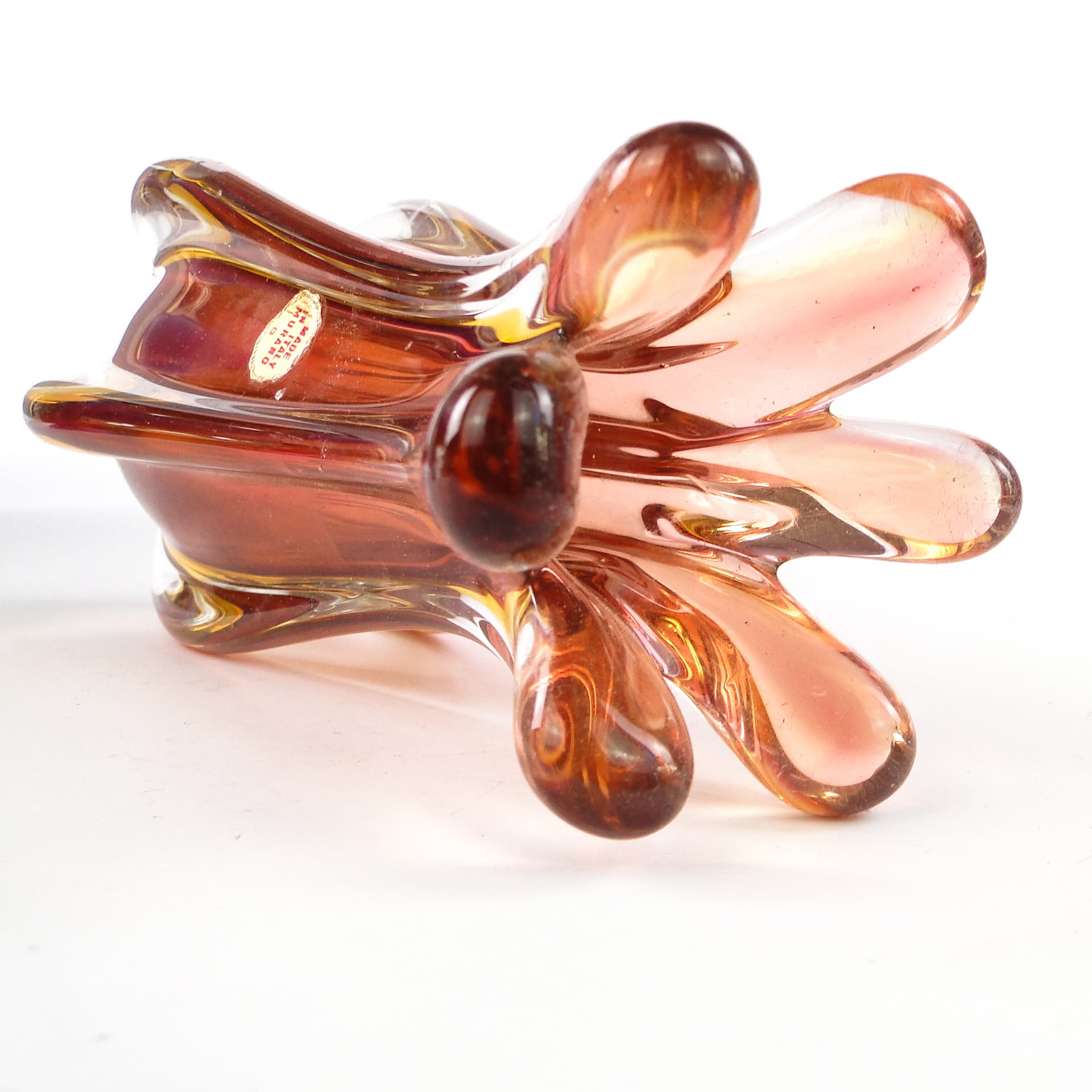 Murano vase, mid-century modern, glass, Italy, 1950s. - 106054