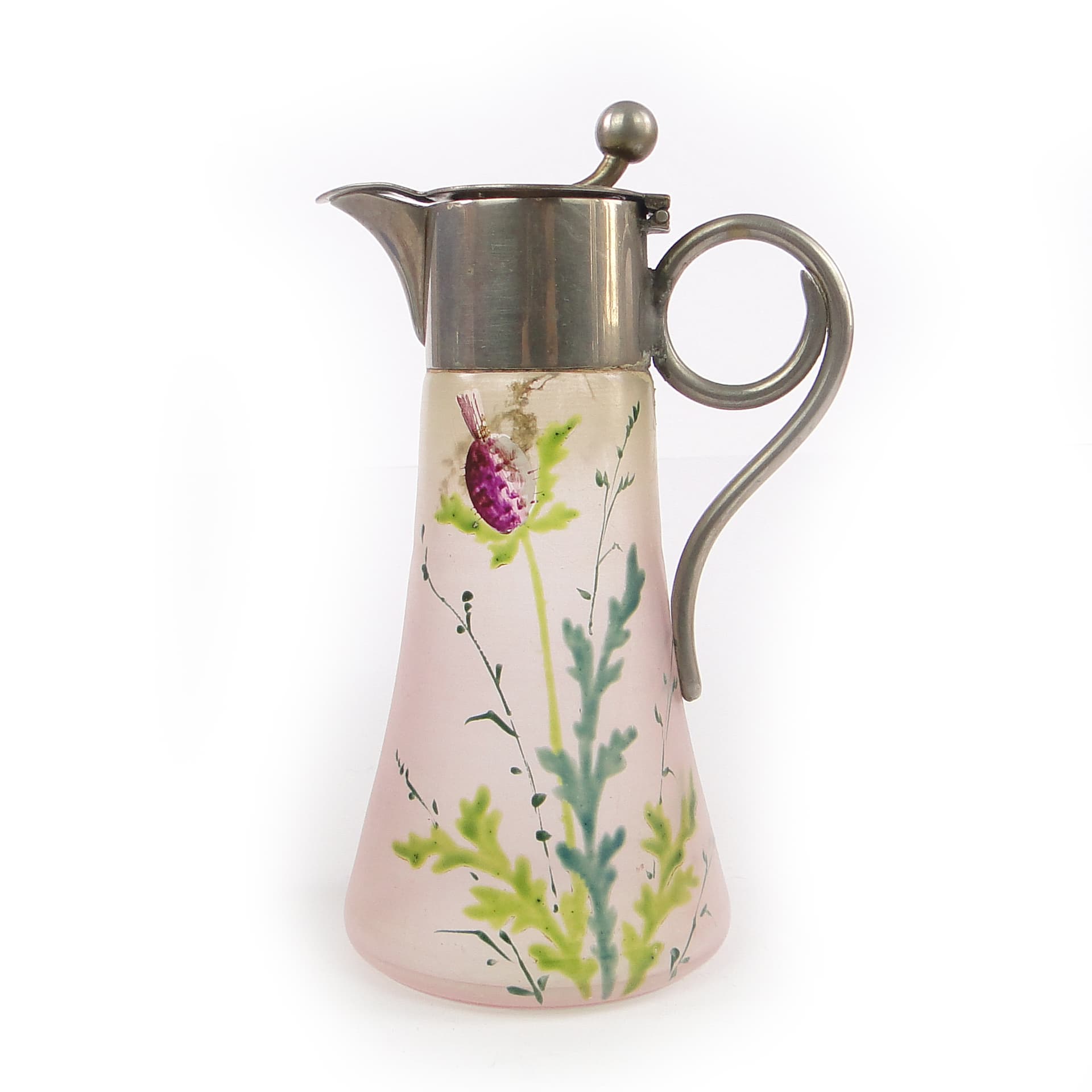 Karafka, Art Nouveau, szkło, Czechosłowacja, początek XX w. - 106085