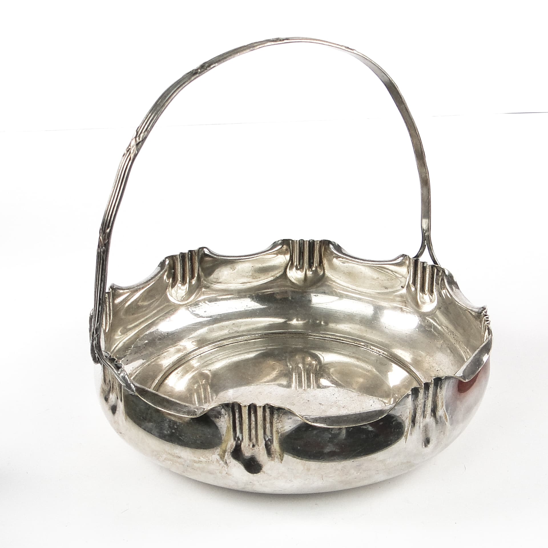 Art Nouveau fruit basket, silver, Kaiser, Germany, early 20th c. - 106131