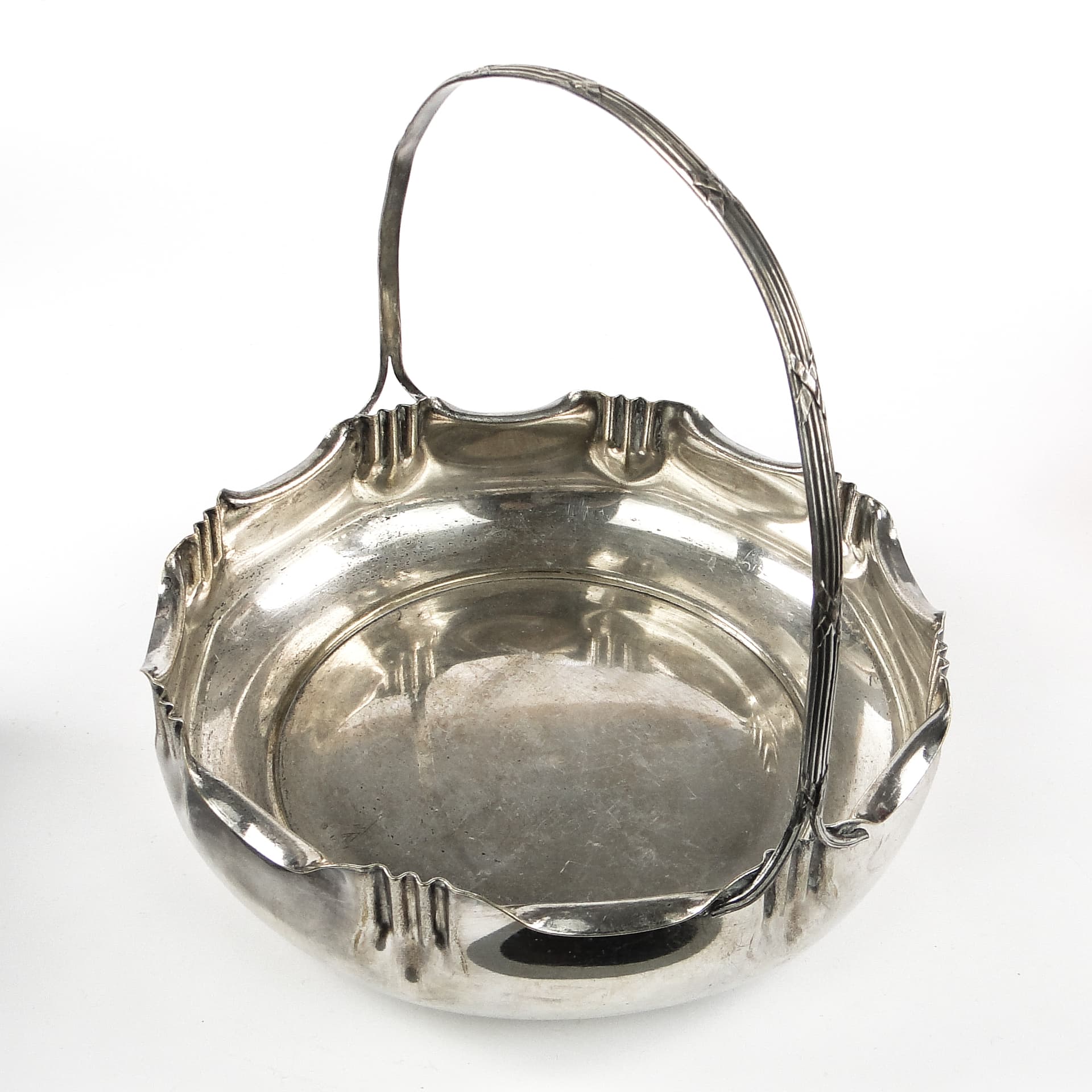 Art Nouveau fruit basket, silver, Kaiser, Germany, early 20th c. - 106141