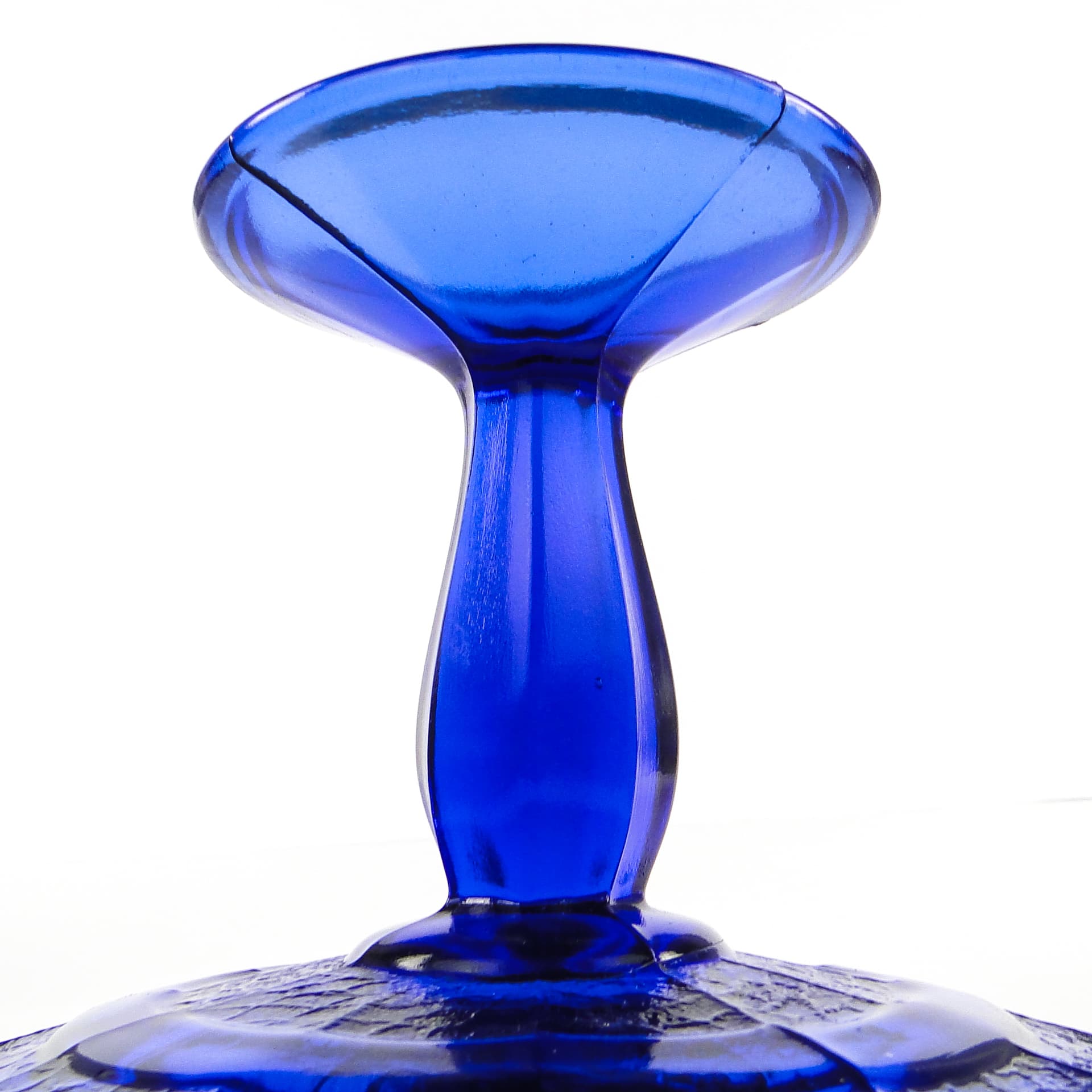 Art Deco compote dish, pressed glass, Ząbkowice, Poland, 1950s. - 106158
