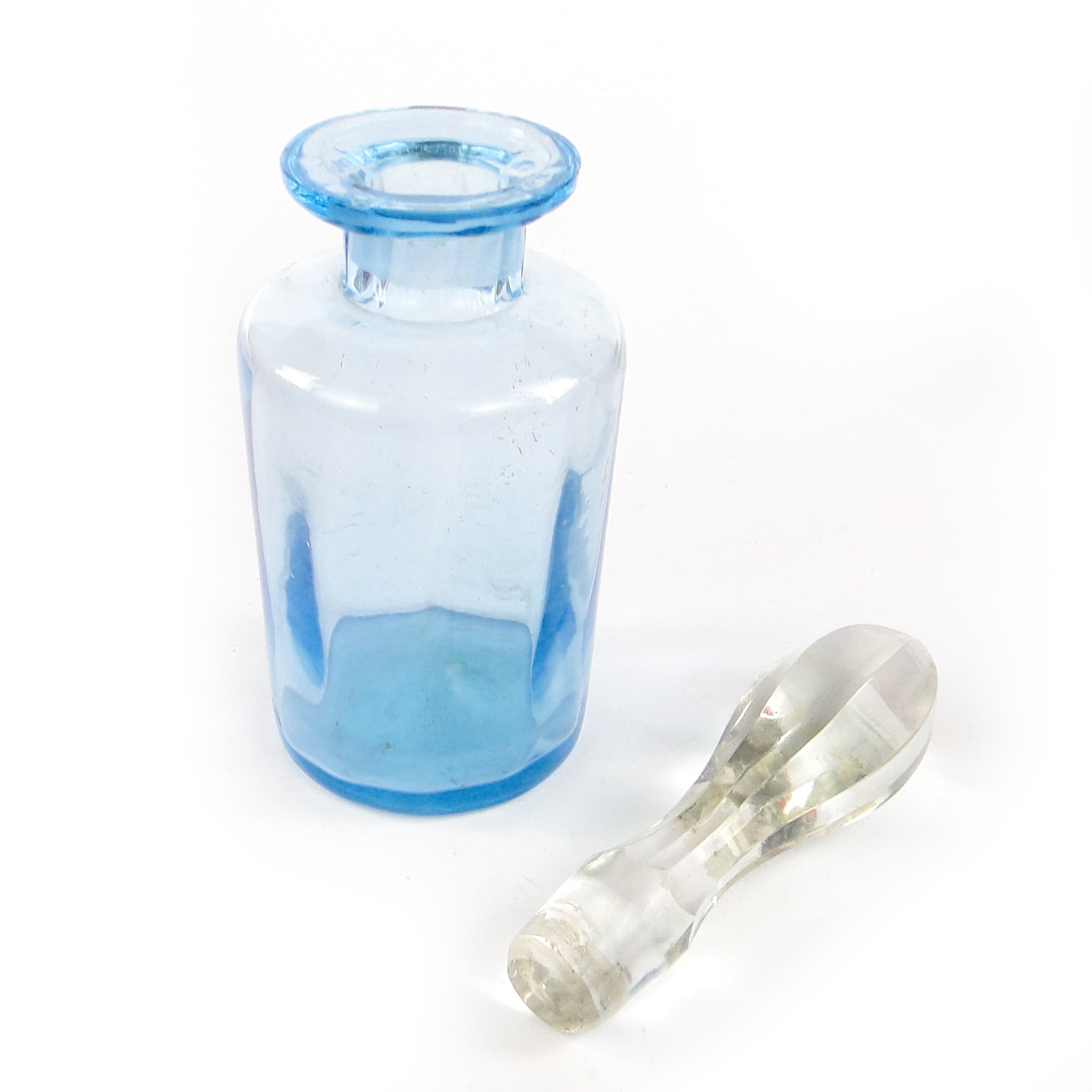 Karafka, Art Nouveau, szkło, Francja, początek XX w. - 106196