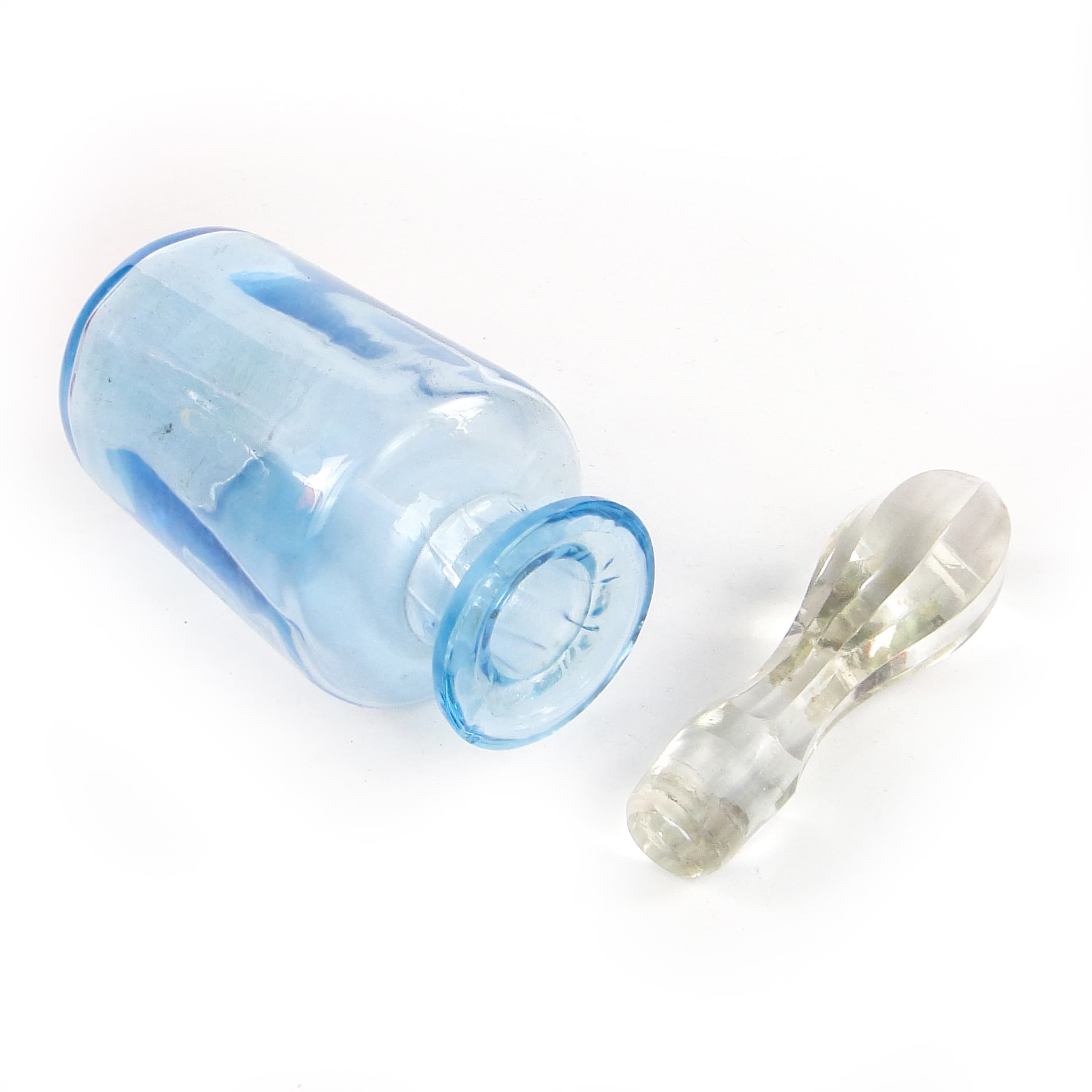 Karafka, Art Nouveau, szkło, Francja, początek XX w. - 106197