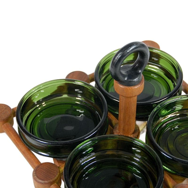 Tekowa patera obrotowa, Nissen, Dania, lata 60. - 7457