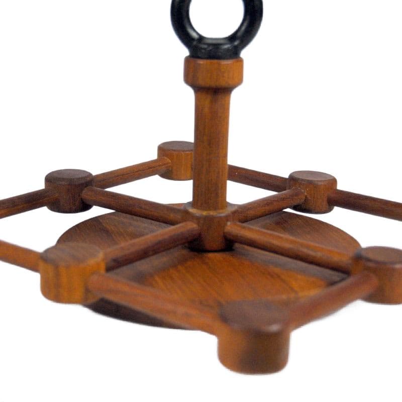 Tekowa patera obrotowa, Nissen, Dania, lata 60. - 7461