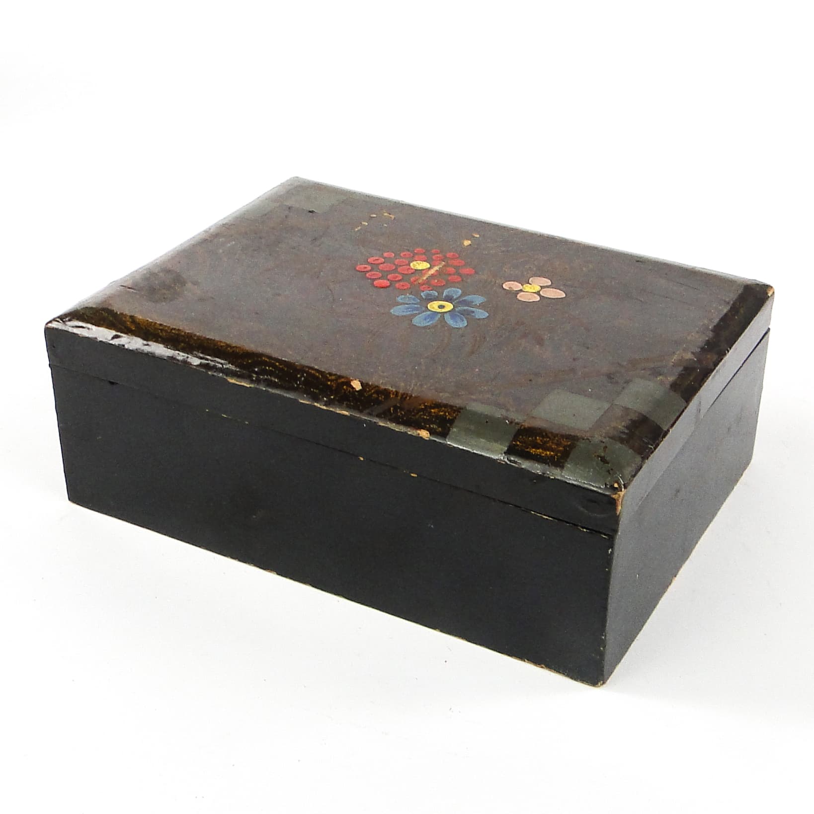 Box, Oriental, lacquered wood, Japan, early 20th c. - 106283