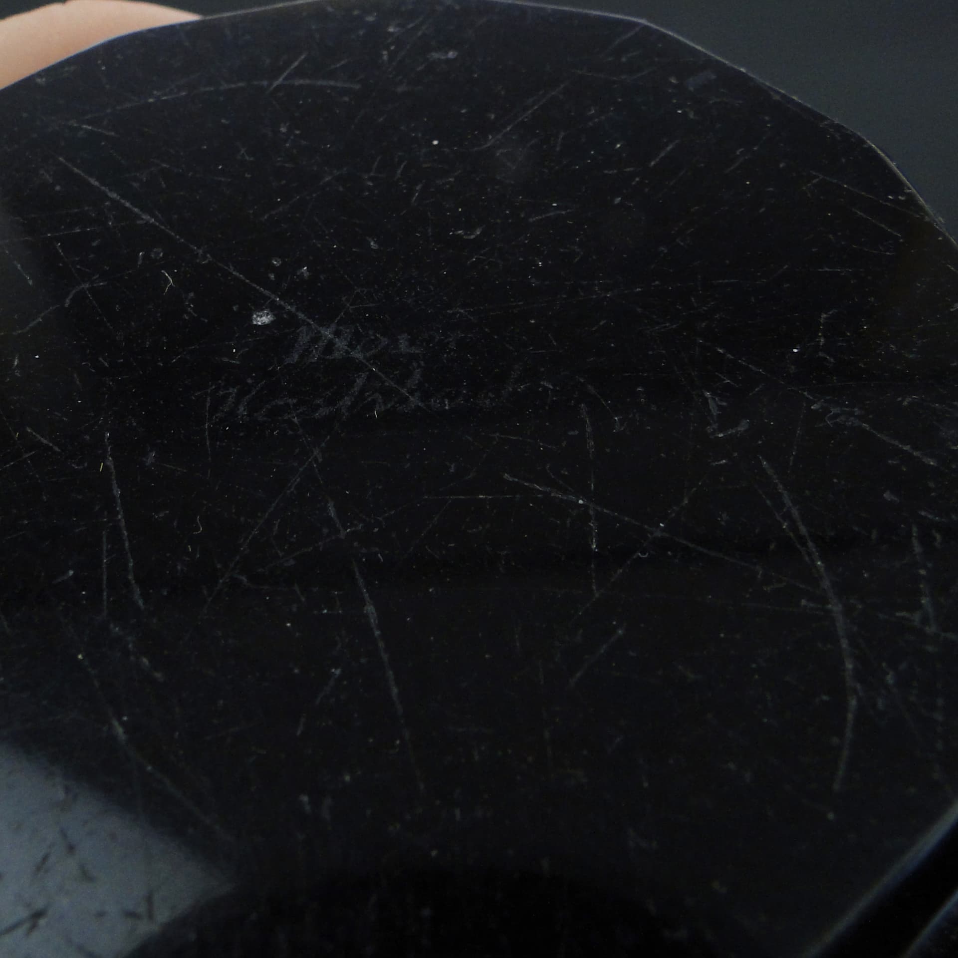 Art Deco vase, manganese glass, oroplastic decoration, Czechoslovakia, 1930s. - 106319