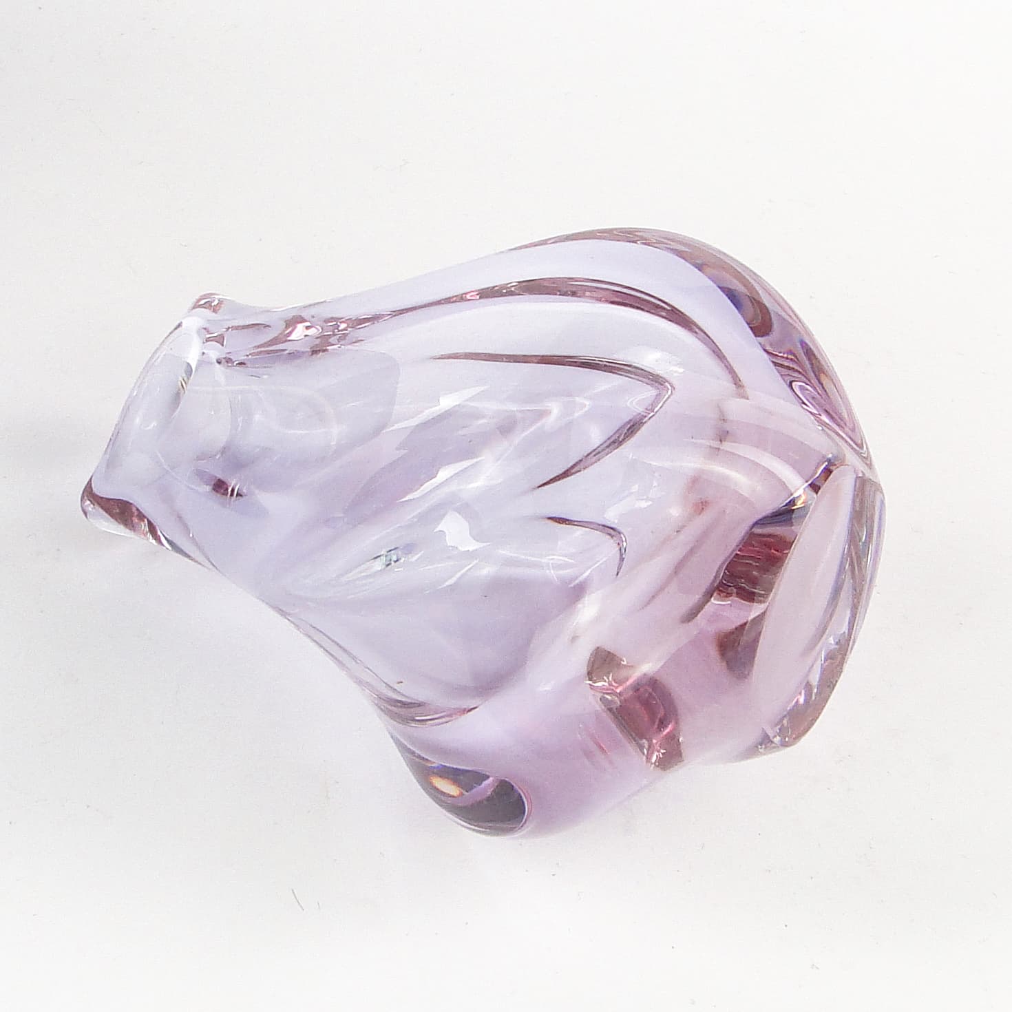 Mid-century modern vase, alexandrite glass, Czechoslovakia, 1950s. - 106354