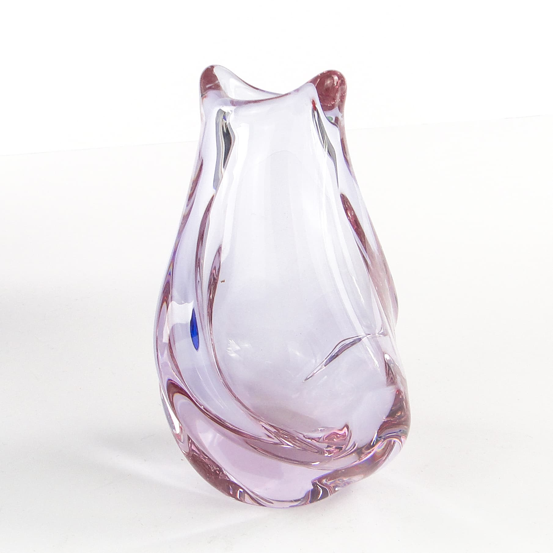 Mid-century modern vase, alexandrite glass, Czechoslovakia, 1950s. - 106355