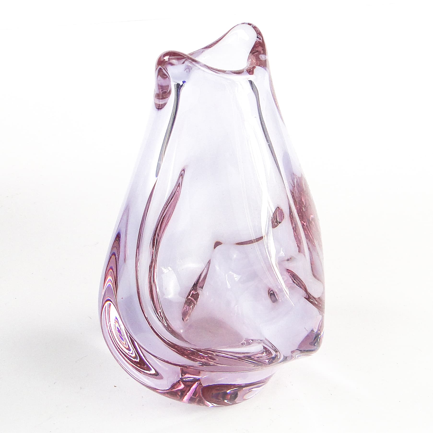 Mid-century modern vase, alexandrite glass, Czechoslovakia, 1950s. - 106353